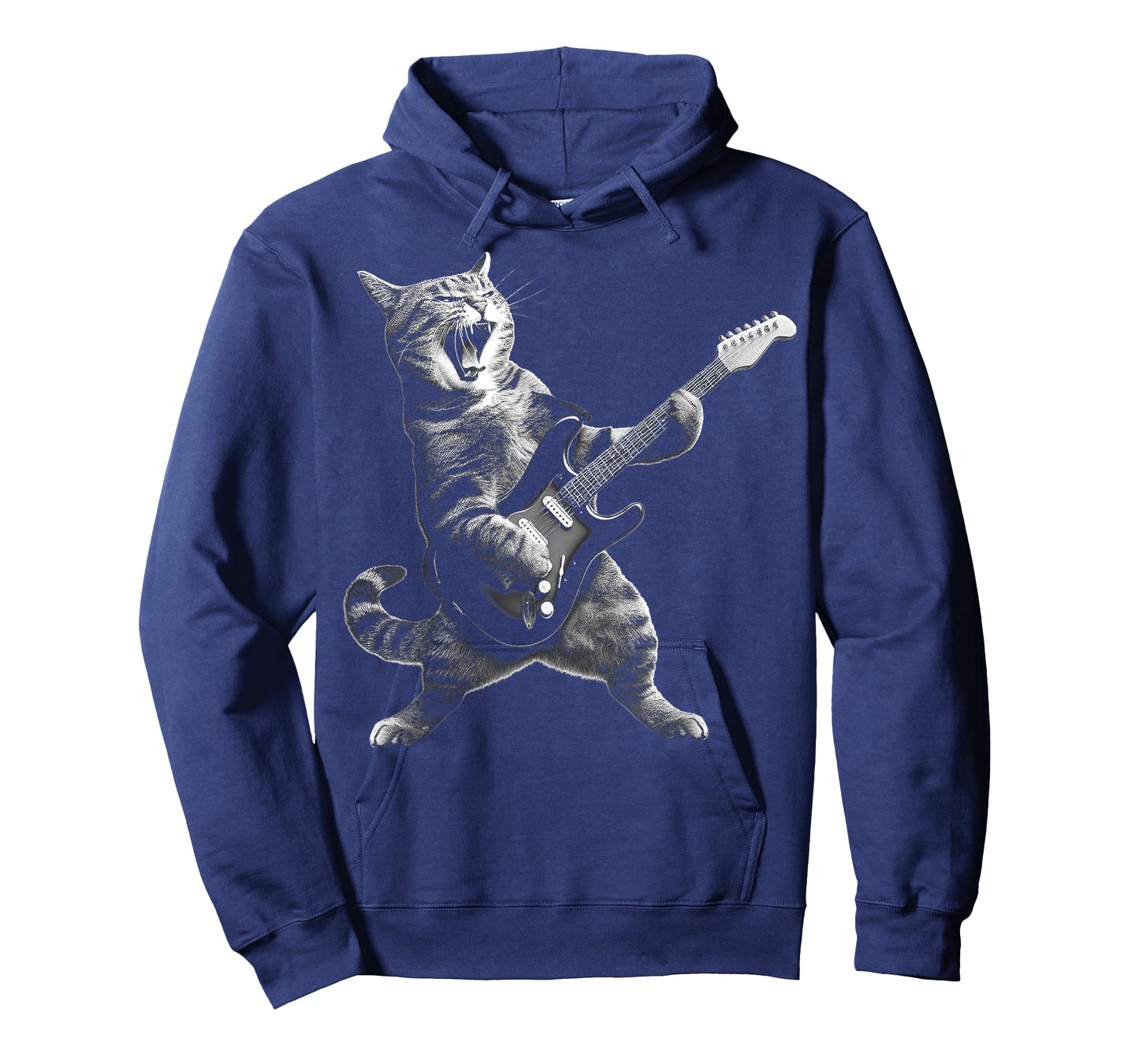 Cat Playing Guitar Rock and Roll Rock Star for Men Women Kid T-Shirt