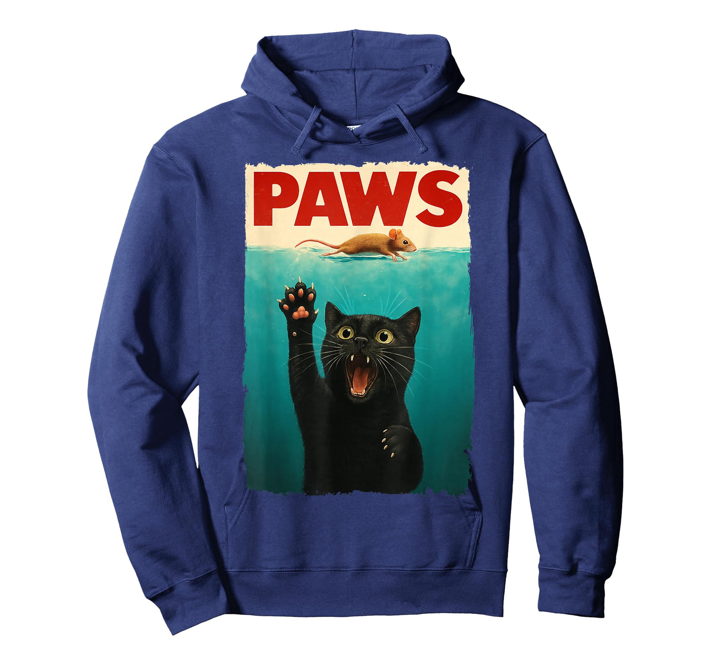 Paws Cat Mouse Funny Cat Lover Gifts for Men Women Boy Kid T-Shirt