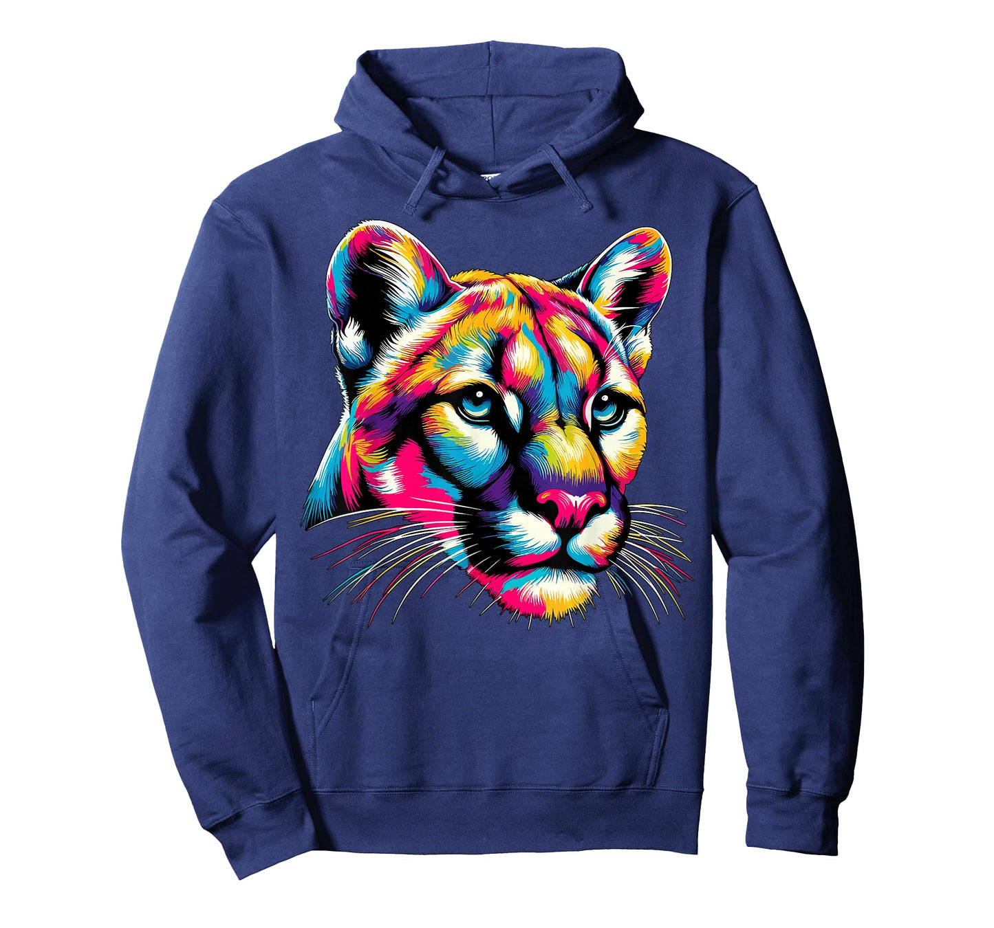 Colorful Puma Cougar Head T-Shirt