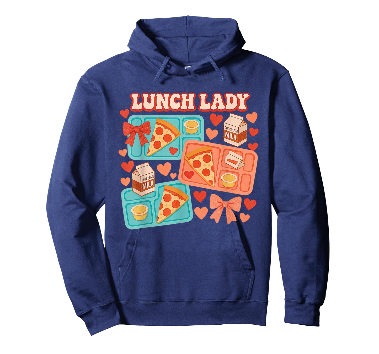 Cute Lunch Pizza Milk Lady Coquette Collage T-Shirt