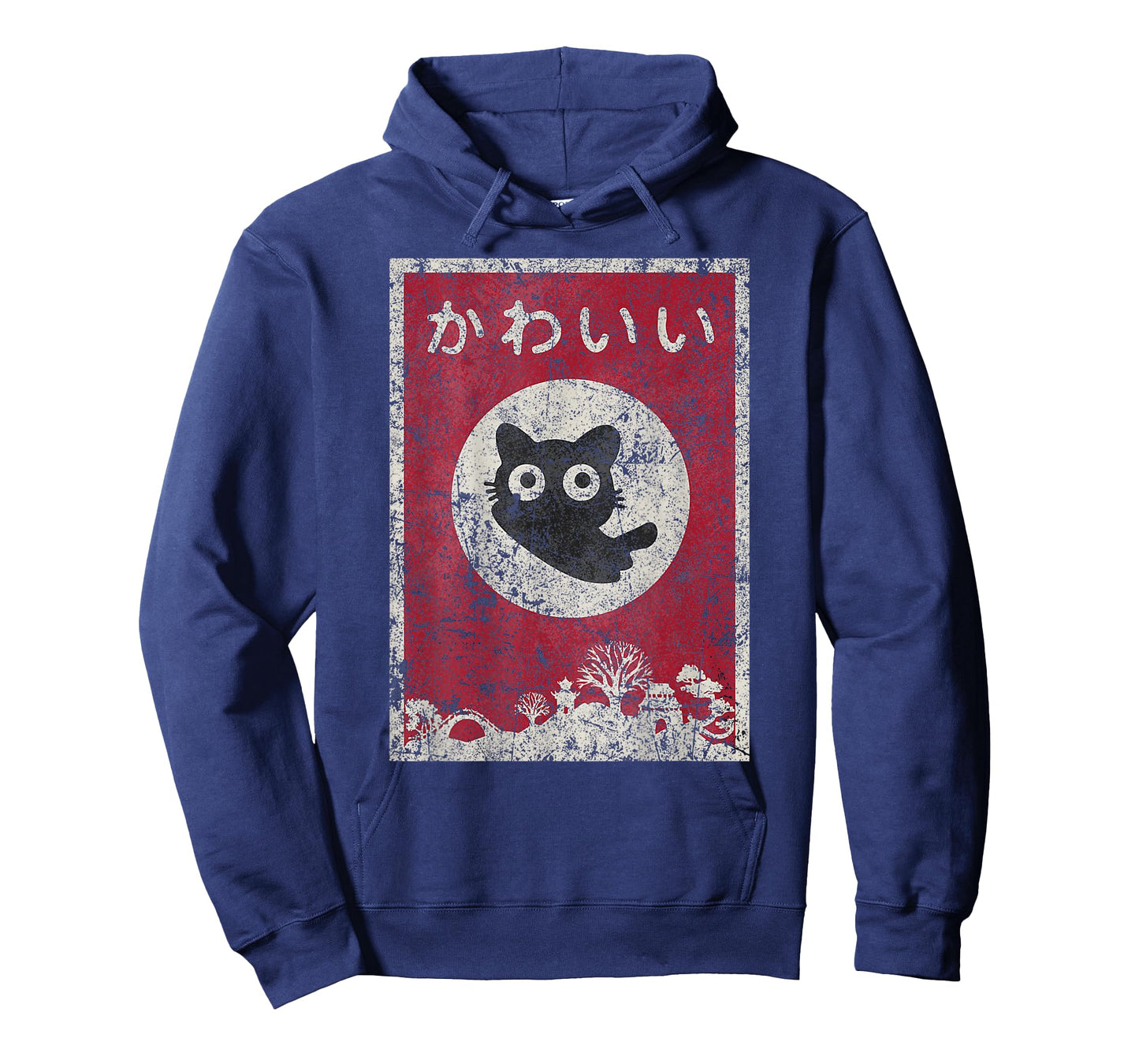 Boho Eclectic Strange Weird Japanese Kawaii Anime Black Cat Men Women Kids T-Shirt