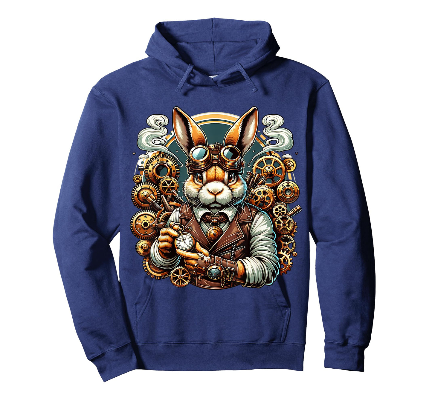 Adventure Rabbit with Gear Clock Movement T-Shirt