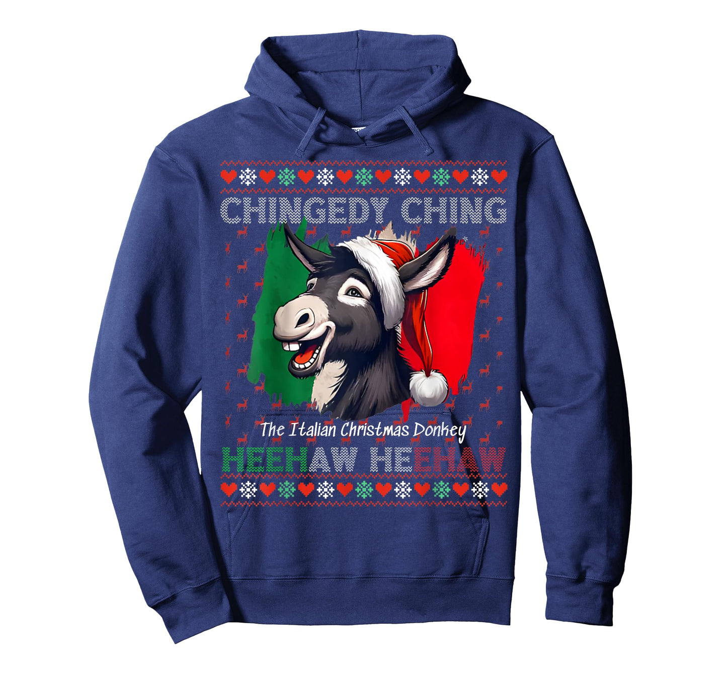 Chingedy Ching Dominick The Italian Christmas Donkey Xmas T-Shirt