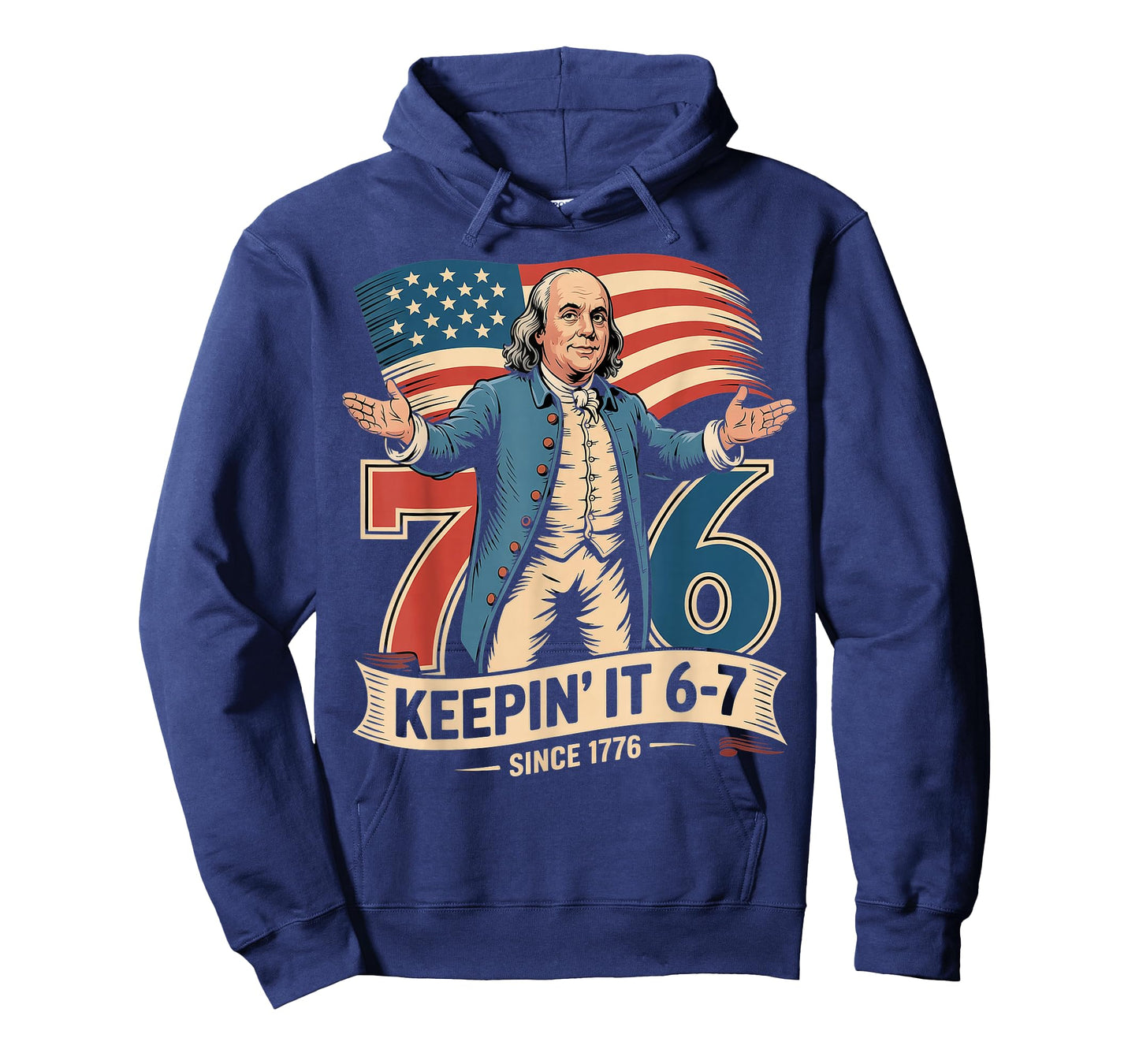 Ben Franklin 67 Meme Keepin it 7-6 History Teacher Six Seven T-Shirt