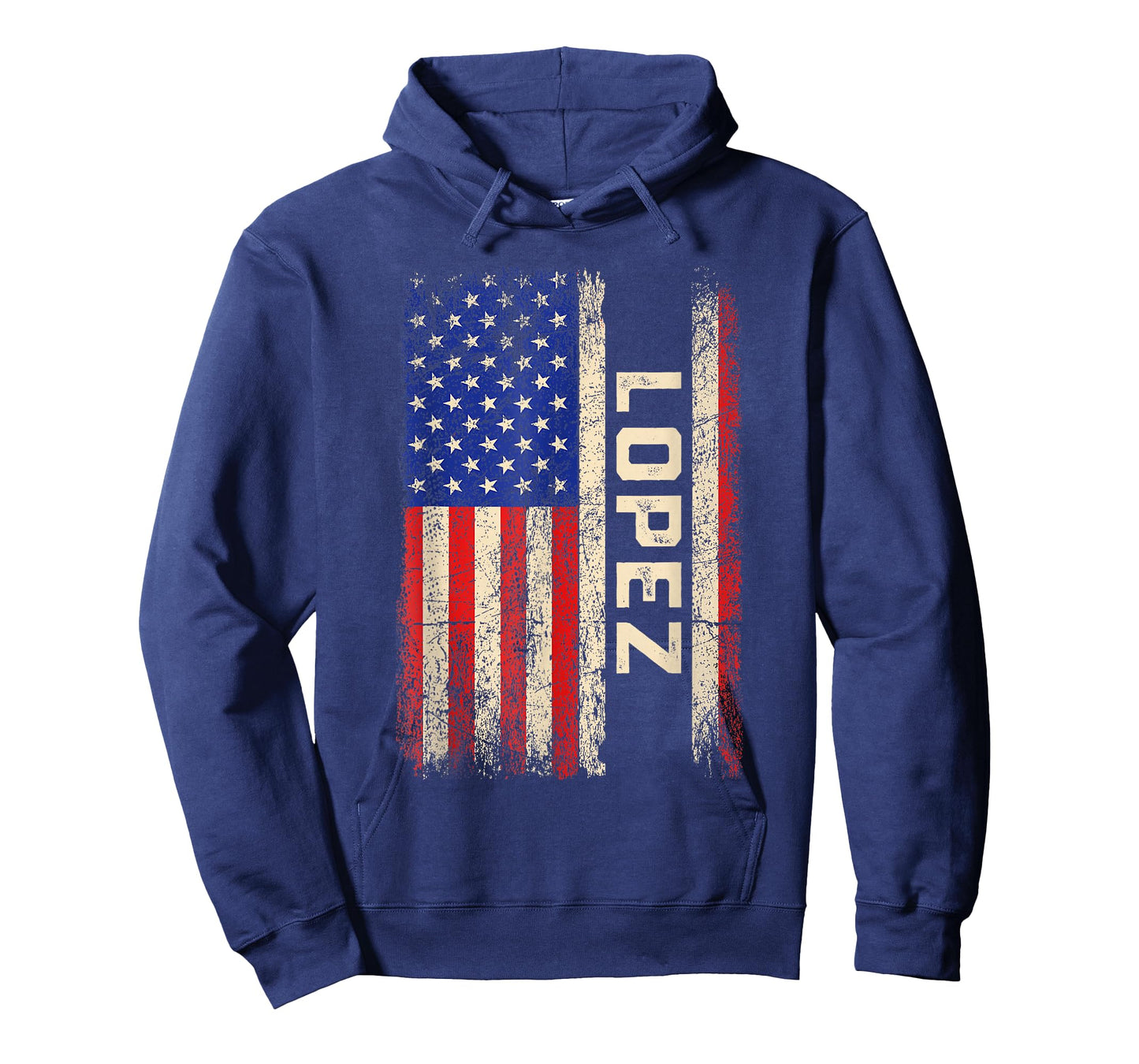Lopez Last Name Shirt Lopez Name American Flag T-Shirt for Women Kids Men