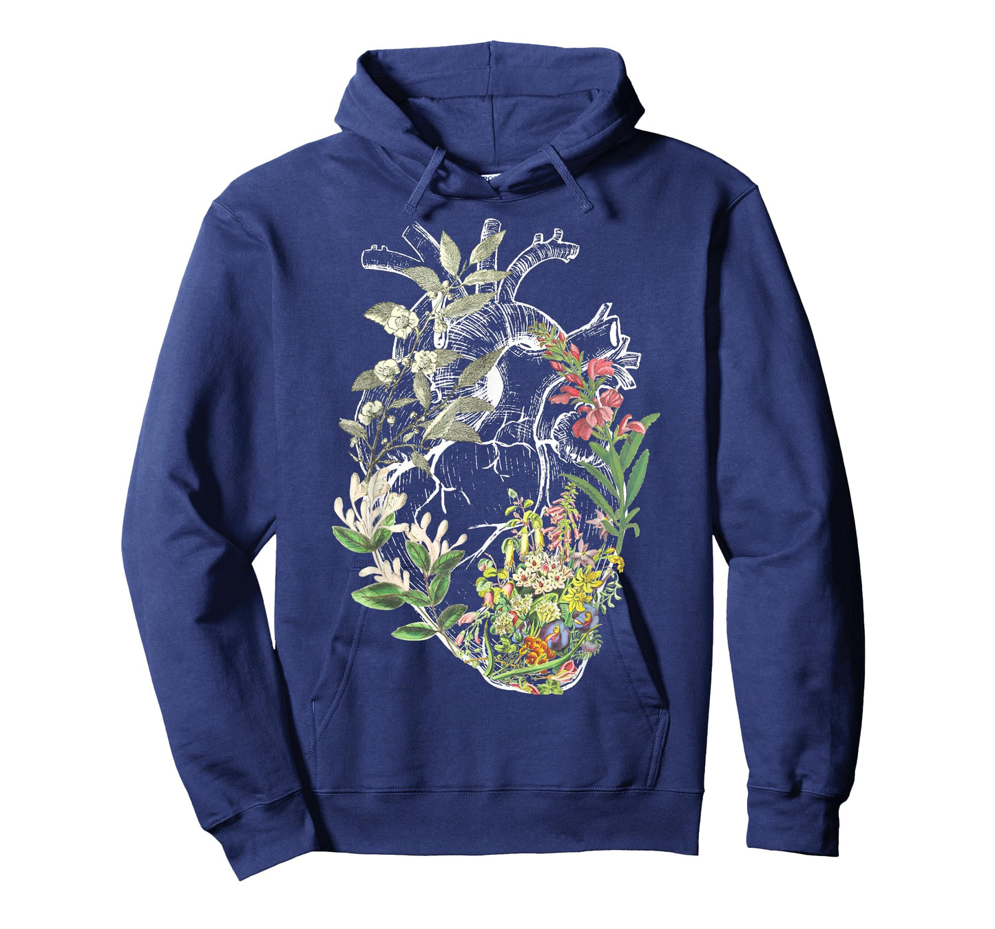Anatomical Heart And Flowers Show Your Love T-Shirt