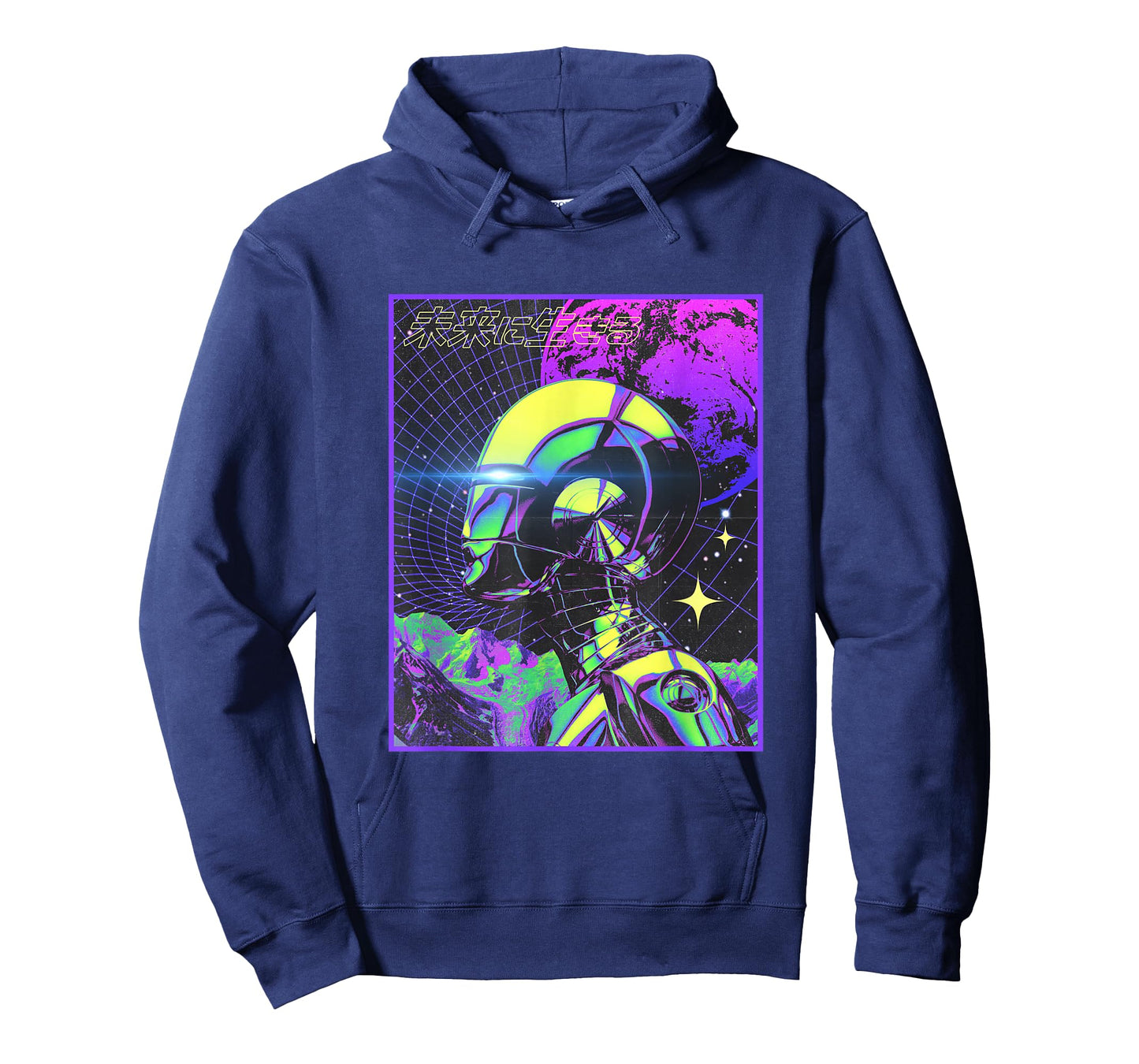 Cyberpunk Tshirt Japanese Futuristic Robot Sci-Fi Vaporwave T-Shirt