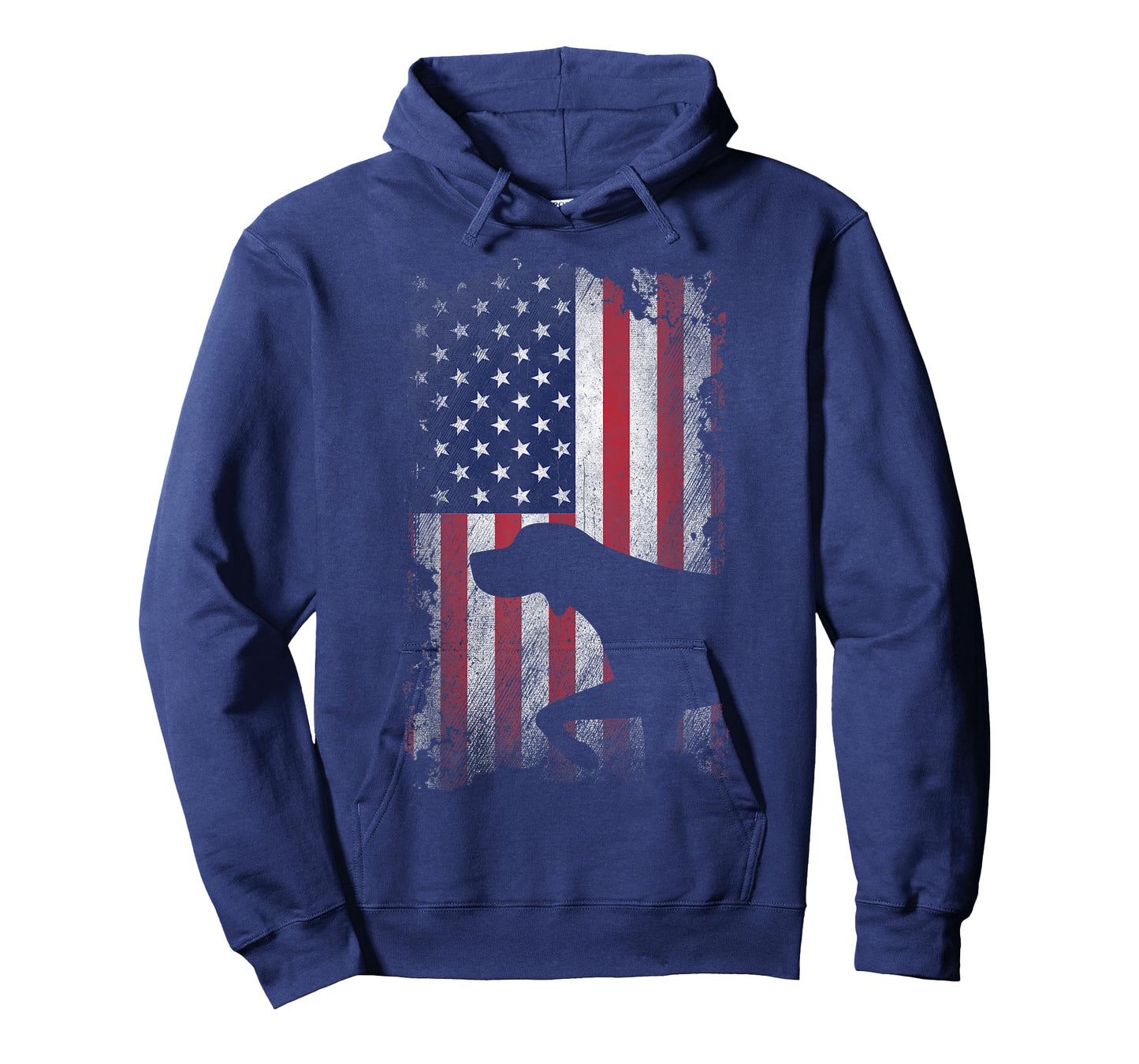 Patriotic German Shorthaired Pointer American Flag GSP Dog T-Shirt