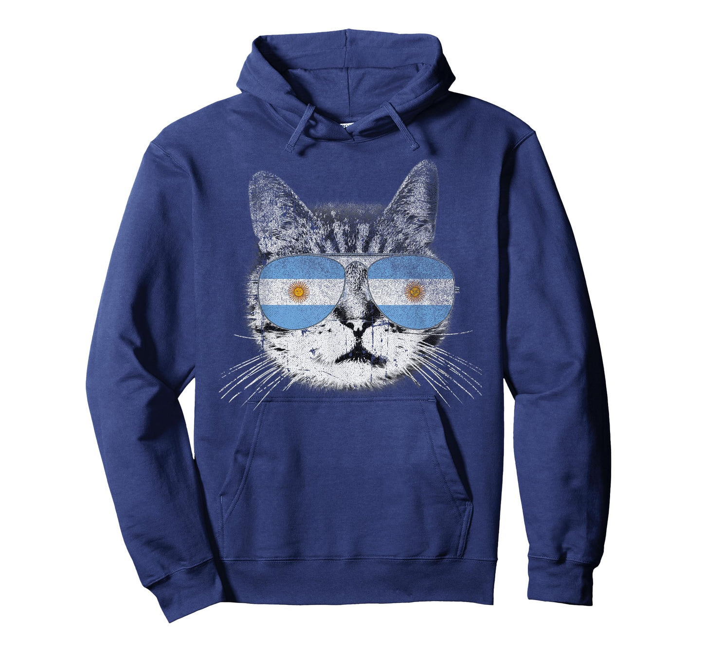 Cat Shirt Argentina Flag Country Retro Funny Men Women Gift T-Shirt