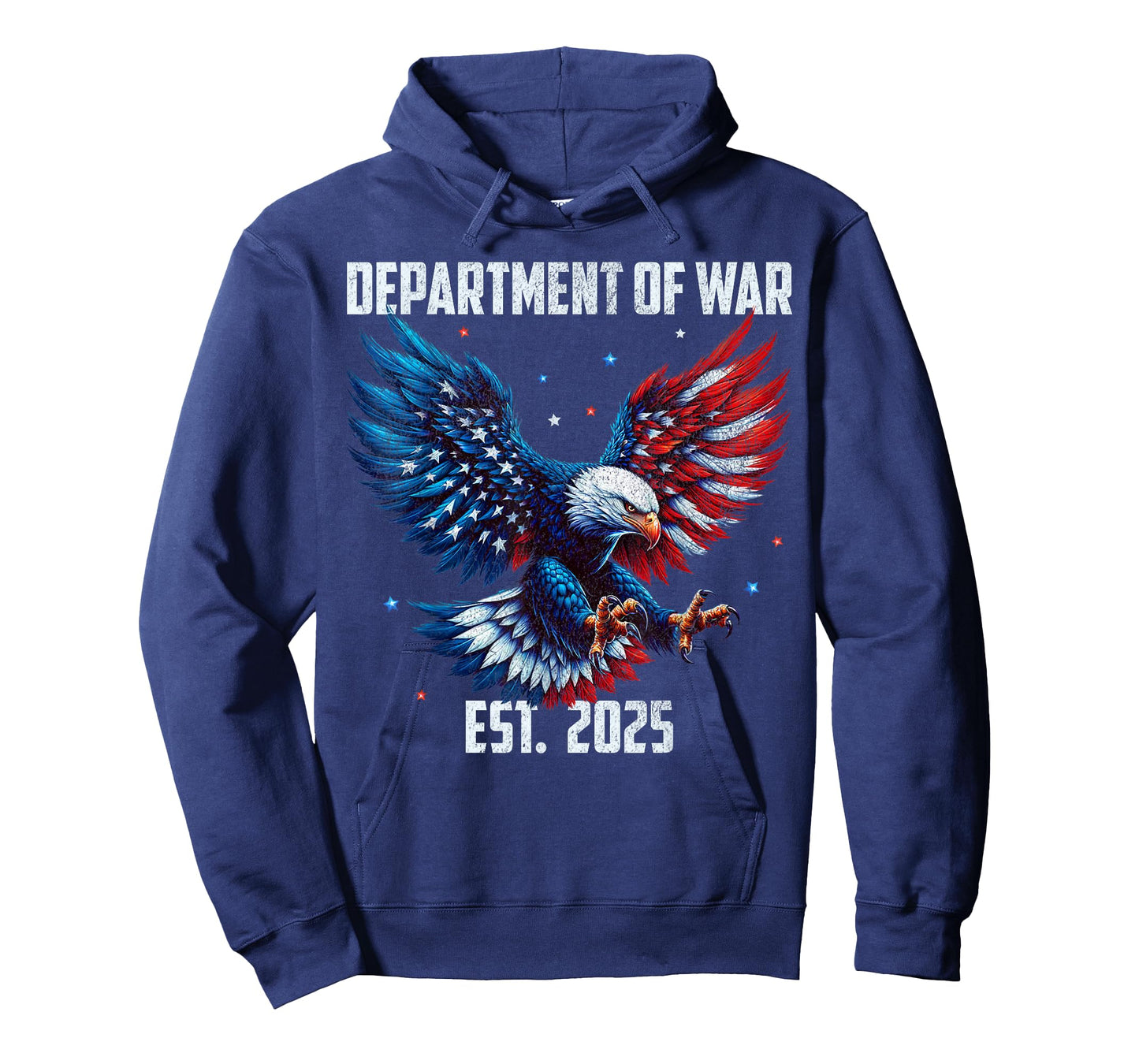 Department of War Established 2025 Patriotic Bald Eagle DOW T-Shirt