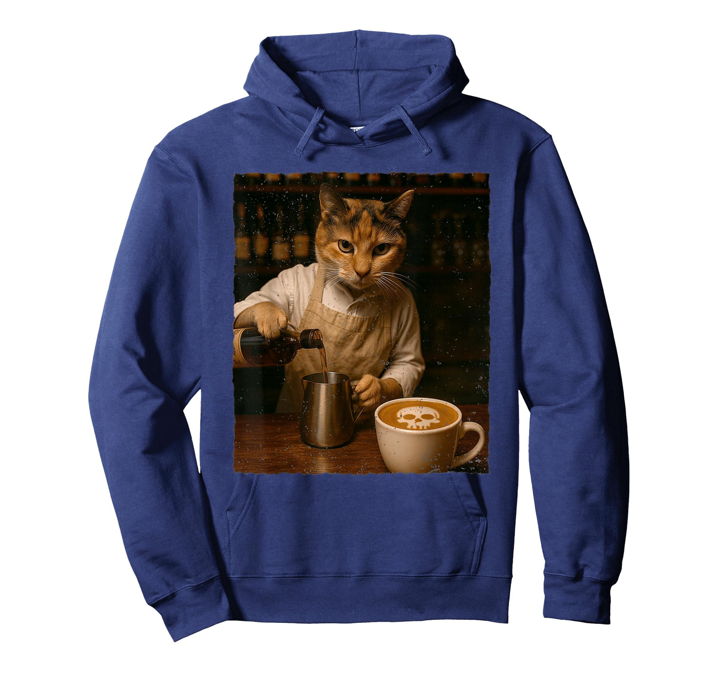 Barista Cat Coffee Lover Latte Cat Lover Cat Mom Cat Person T-Shirt