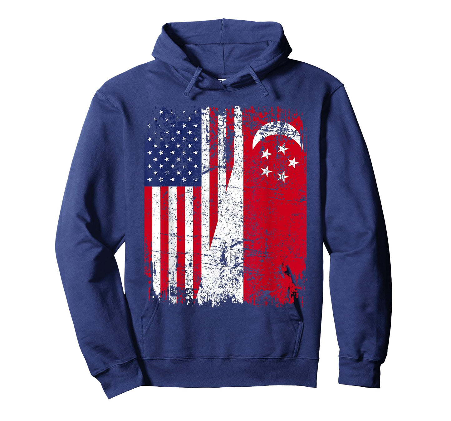 SINGAPOREAN American Flag | Men Women Kids | SINGAPORE T-Shirt