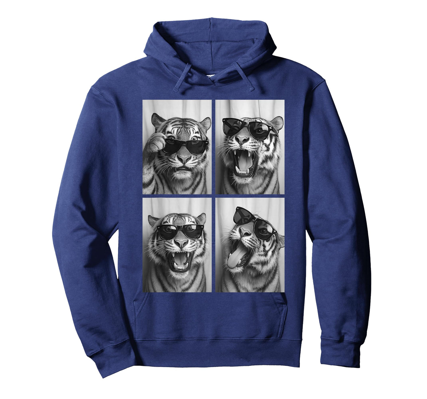 Cool Tiger Sunglasses Feline Jungle Animal Selfie Booth T-Shirt