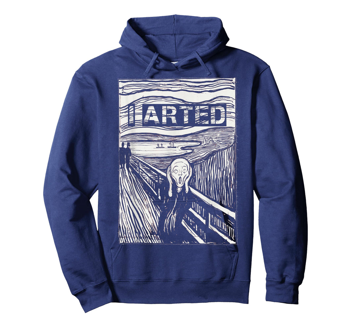 I Arted Artist Art Teacher Funny Painter Gift The Scream T-Shirt