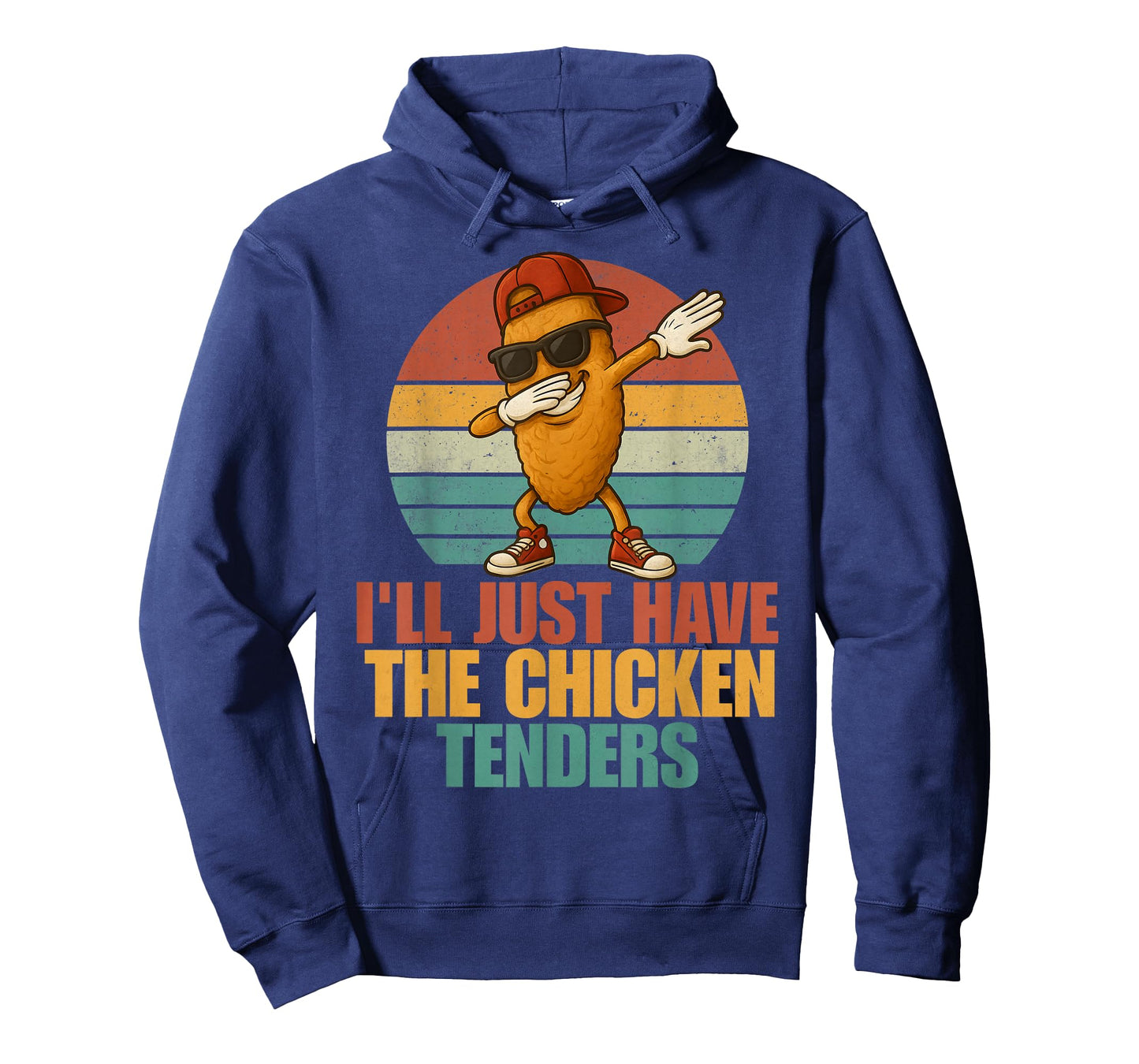 Funny Dabbing Chicken Tenders Bruh Boys Kid Retro Fast Food T-Shirt