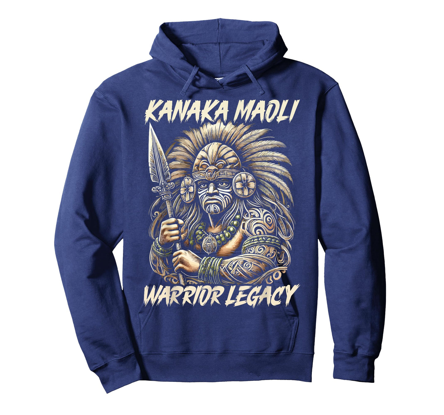 Kanaka Maoli Warrior Native Hawaiian Islands Hawaii Flag T-Shirt