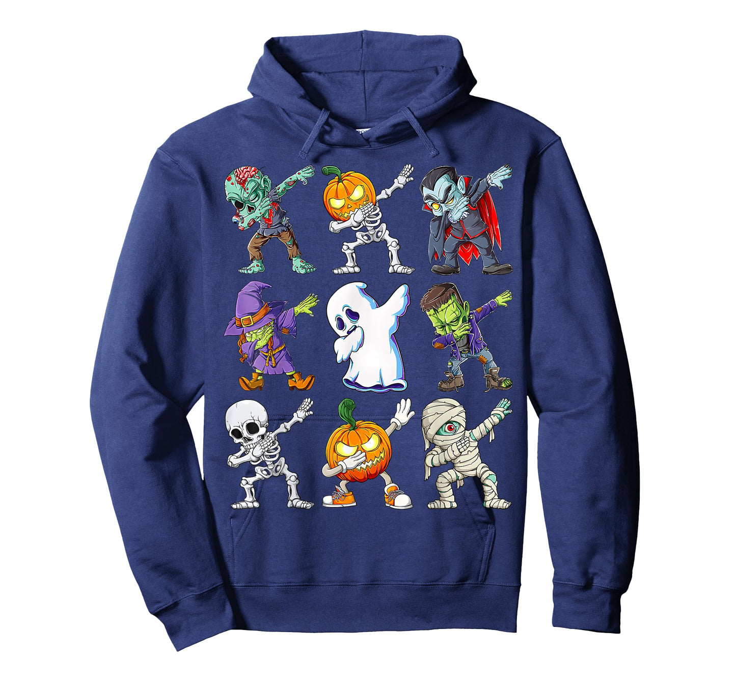 Dabbing Halloween Boys Skeleton Zombie Scary Pumpkin Mummy T-Shirt