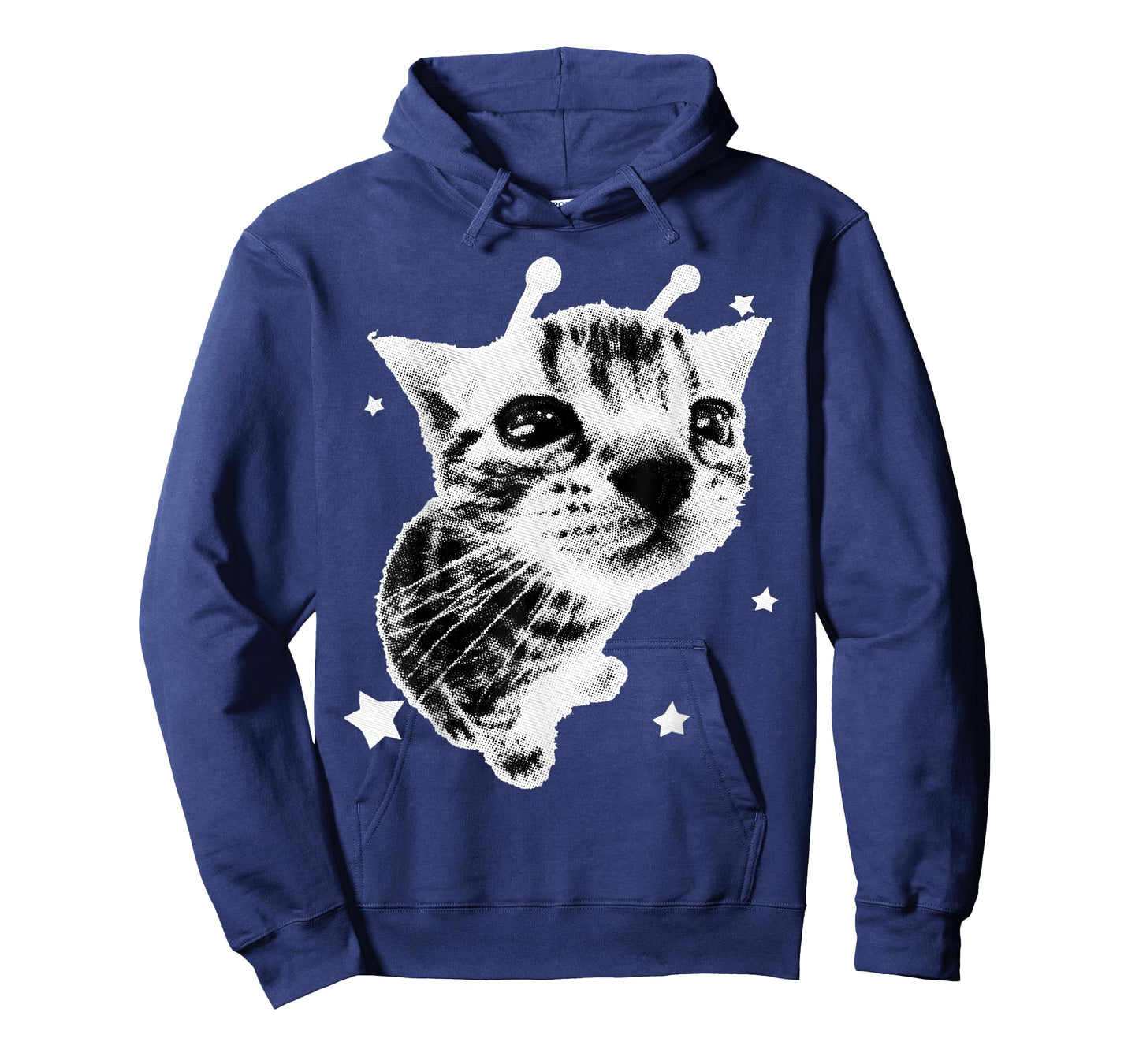 Y2K Alien Cat Meme Retro Silly Cat Vintage Kitty Funny Shirt T-Shirt