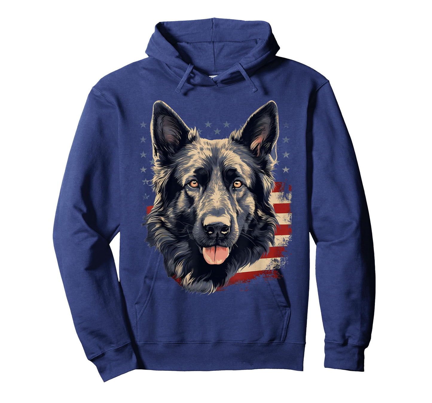 4th Of July US Flag Shiloh Shepherd Dog T-Shirt
