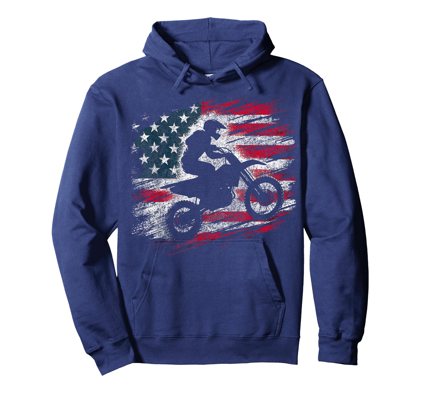 Motocross USA Dirt Bike American Flag T-Shirt