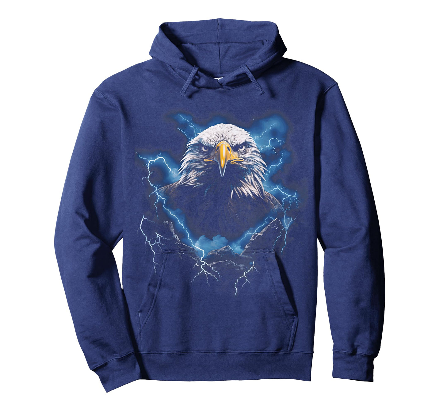 Bald Eagle Bird Nature USA Lightning T-Shirt