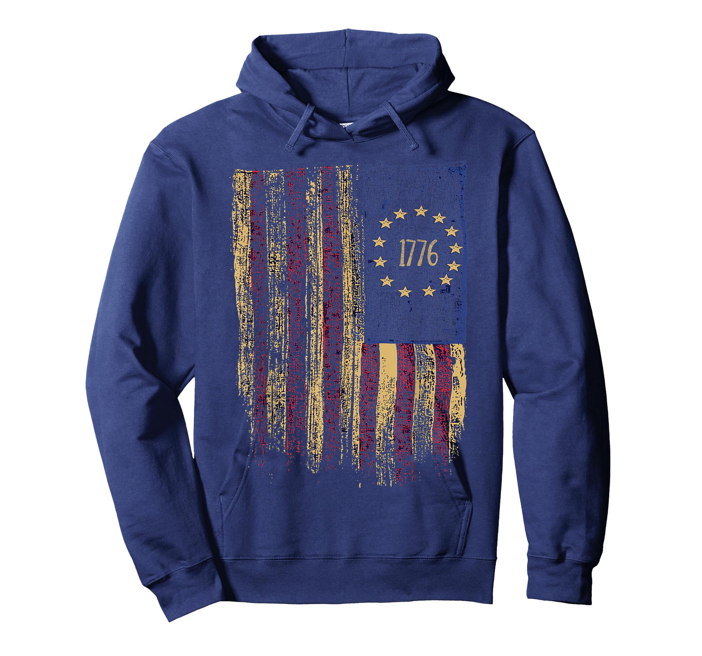 Vintage Old American Flag 1776 Betsy Ross Flag 13 Star Flag T-Shirt