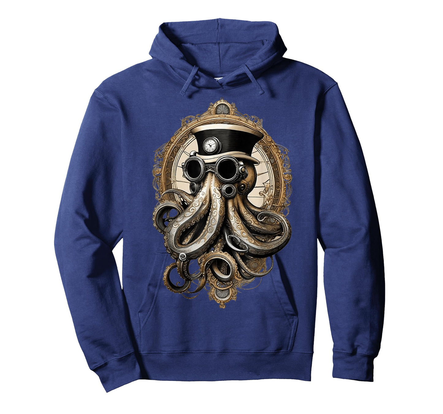 Classic Steampunk Octopus Retro Vintage Funky Fun Graphic T-Shirt