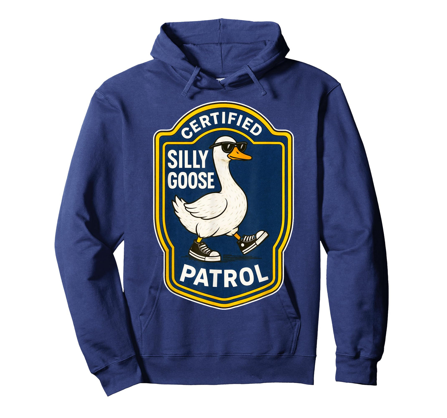 Certified Silly Goose Patrol Funny Meme Retro T-Shirt