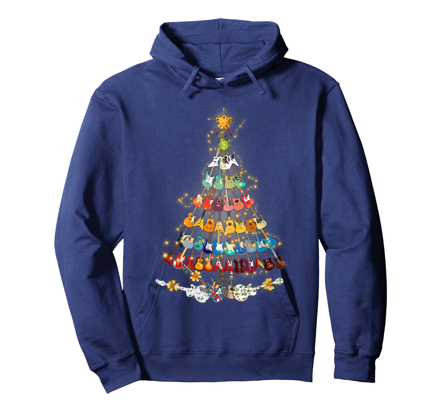 Christmas Guitar Tree - Xmas Guitarist Musician Gift T-shirt T-Shirt