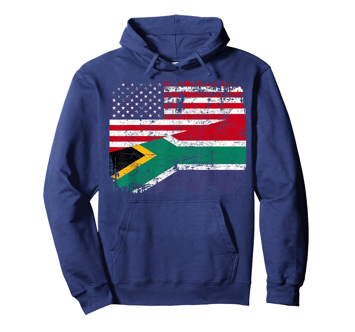 SOUTH AFRICAN ROOTS | Half American Flag SOUTH AFRICA T-Shirt