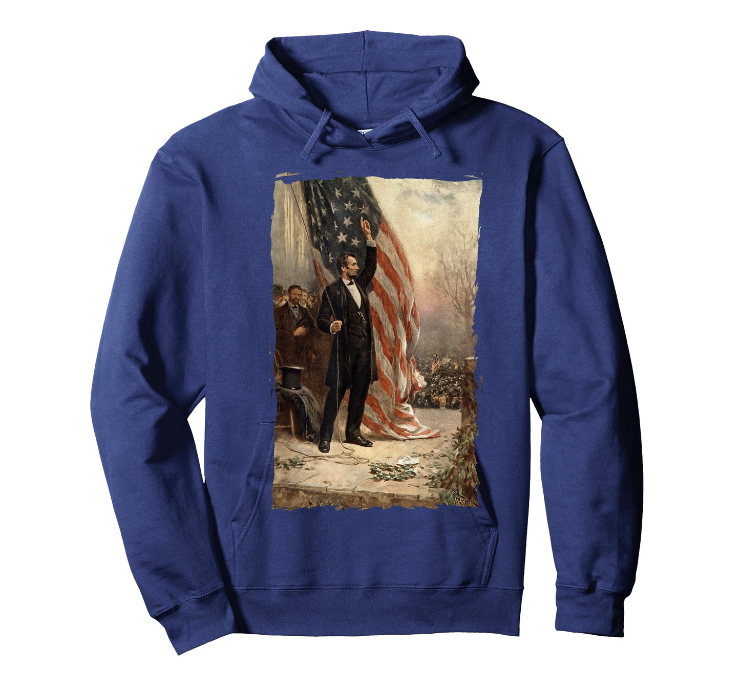 4th of July Independence Day American Flag Abraham Lincoln T-Shirt for Women Kids Men