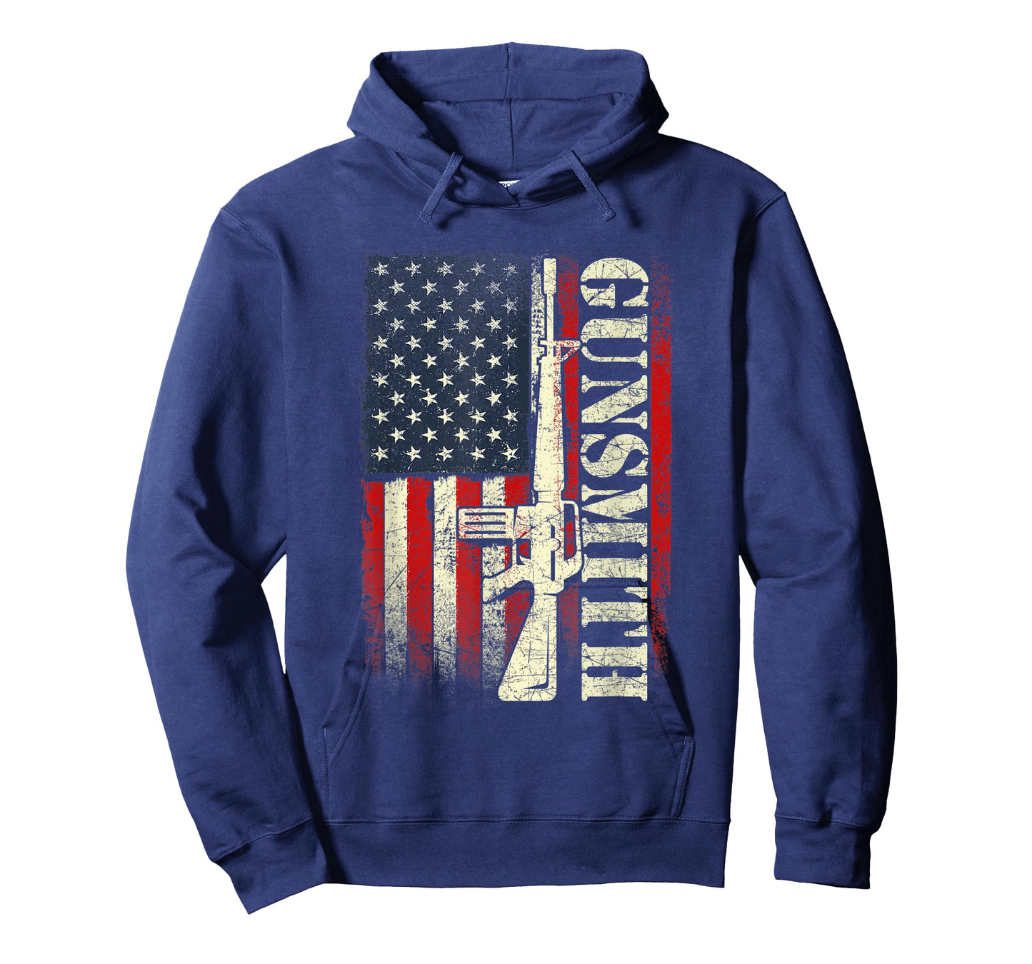 Gunsmith - USA American Flag Gunsmithing Gun Builder Rifle T-Shirt for Women Men