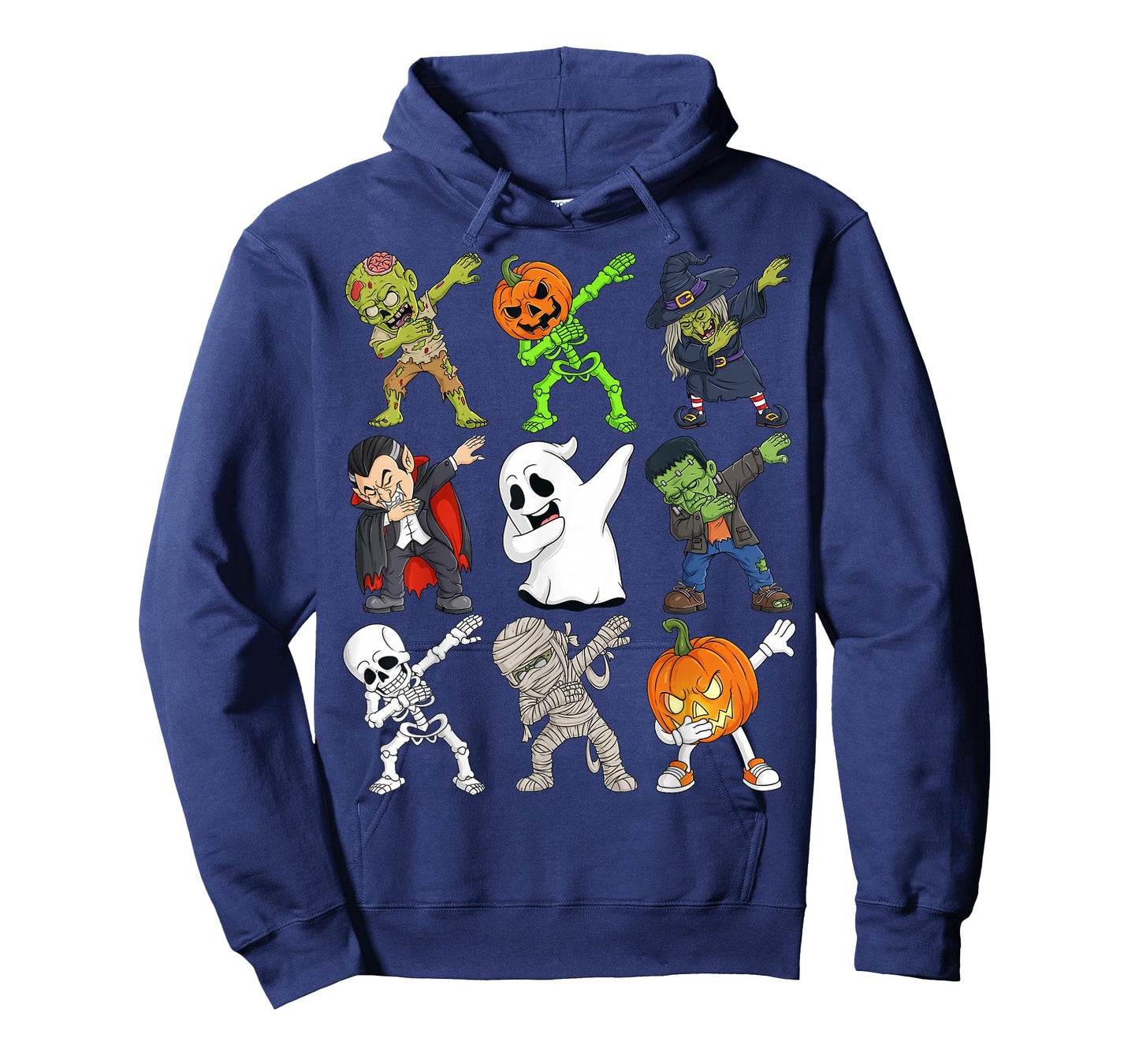 Dabbing Halloween Skeleton Zombie Scary Pumpkin Vampire Boys T-Shirt