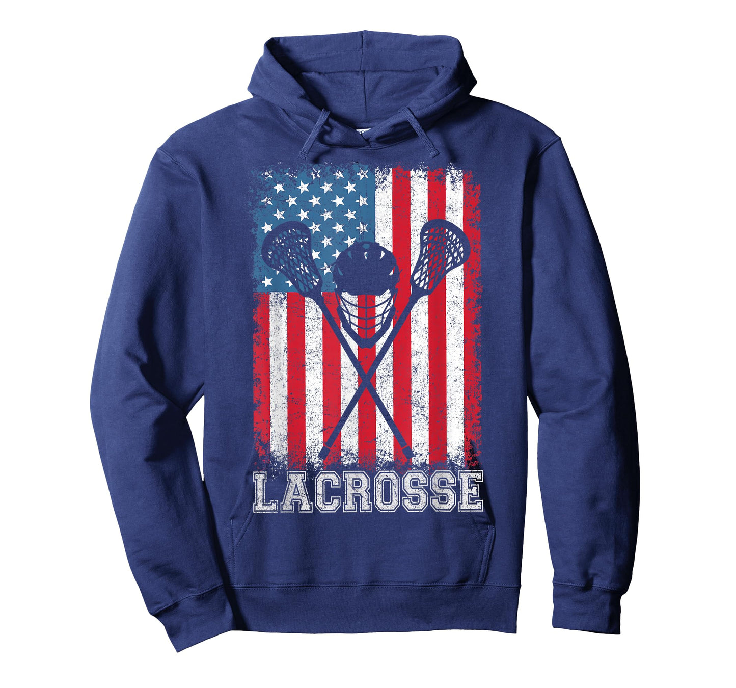 Lacrosse American Flag Lax Helmet Sticks 4th Of July Gifts T-Shirt