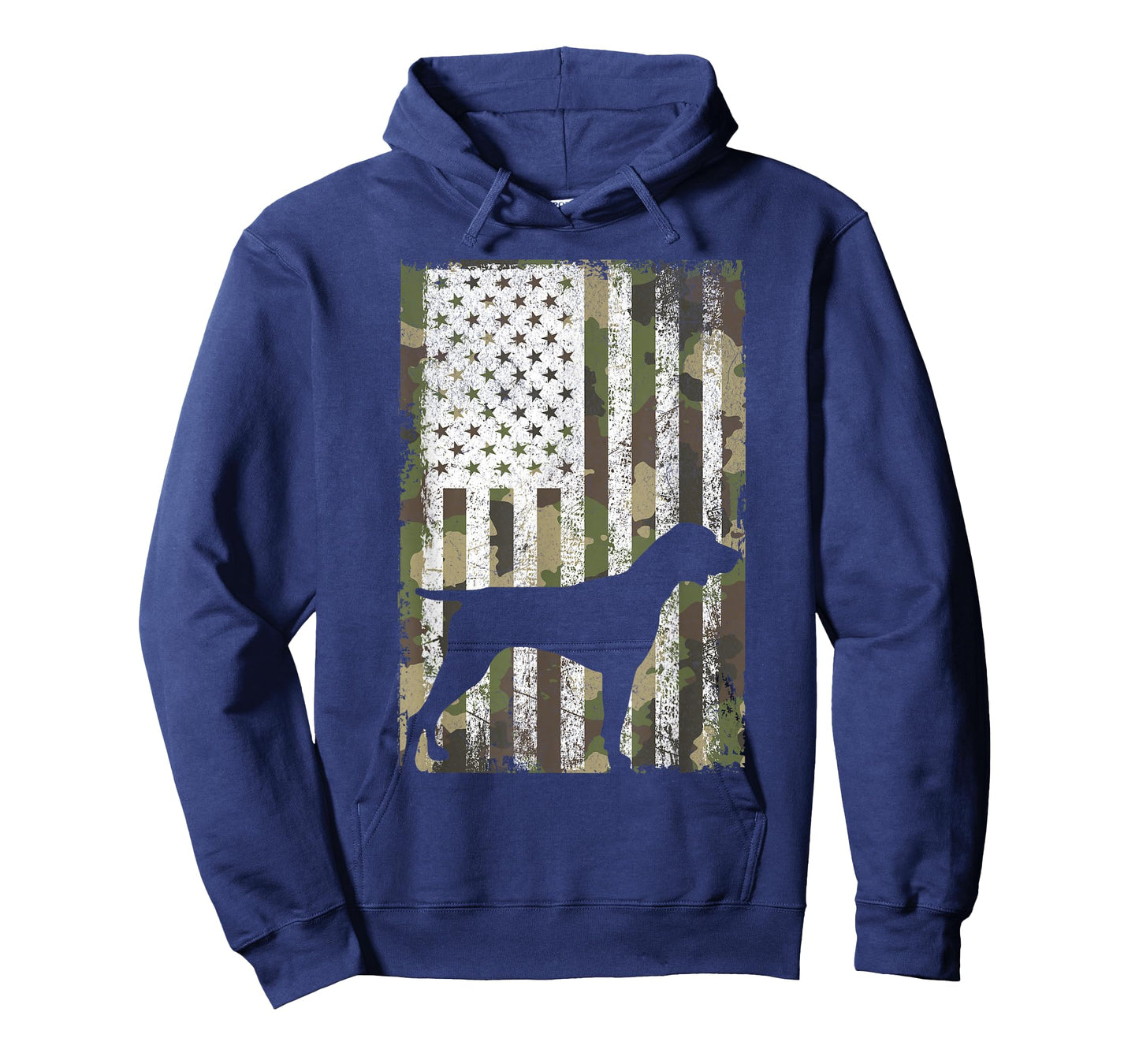 German Shorthaired Pointer Camouflage American Flag GSP Dog T-Shirt