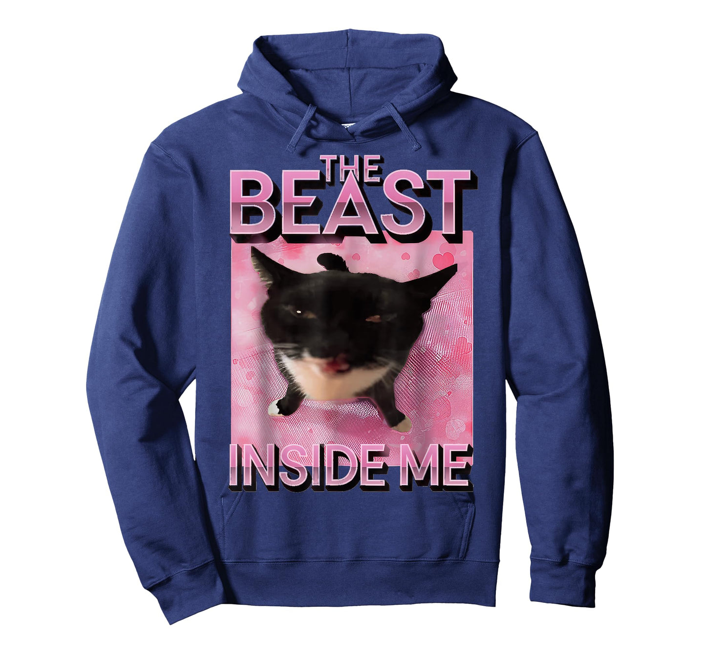 The Beast Inside Me Cat Meme T-Shirt for Men Women Kids