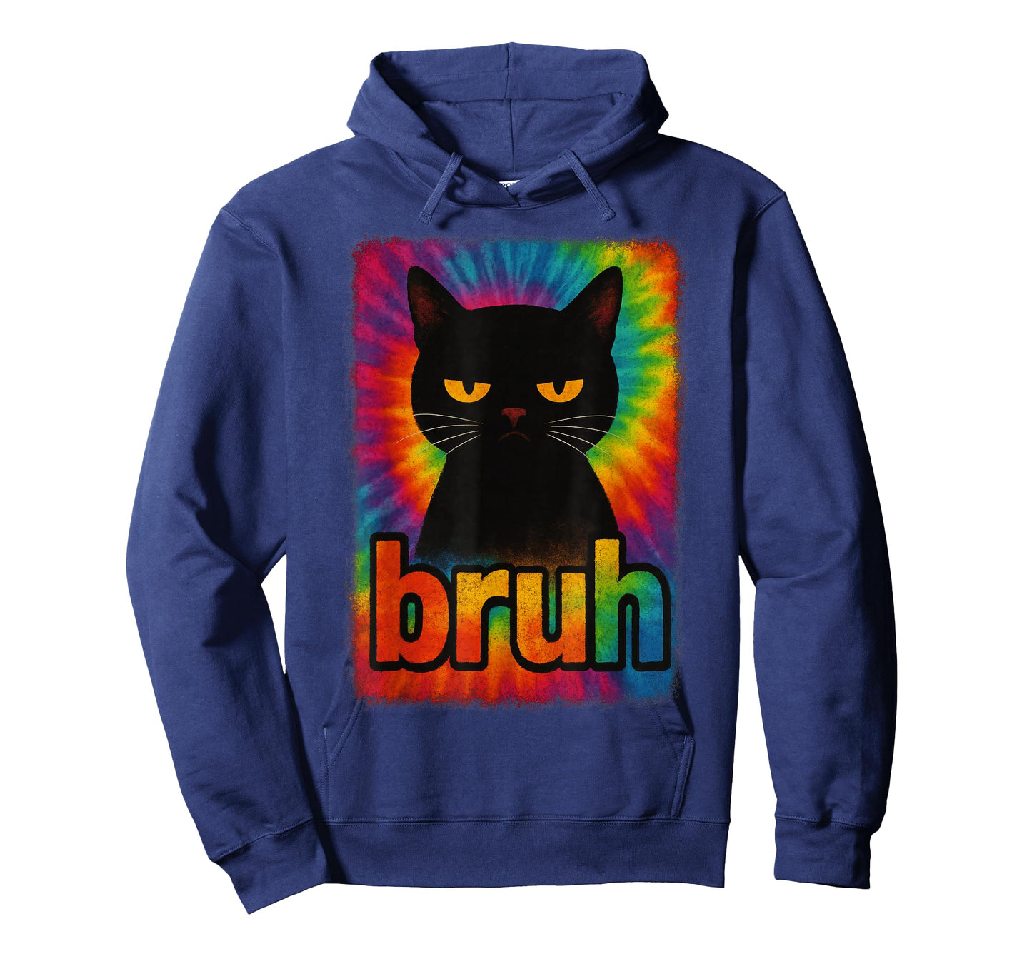 Funny Cat Bruh For Teens Boys Girls Men Women Meme Tie Dye T-Shirt