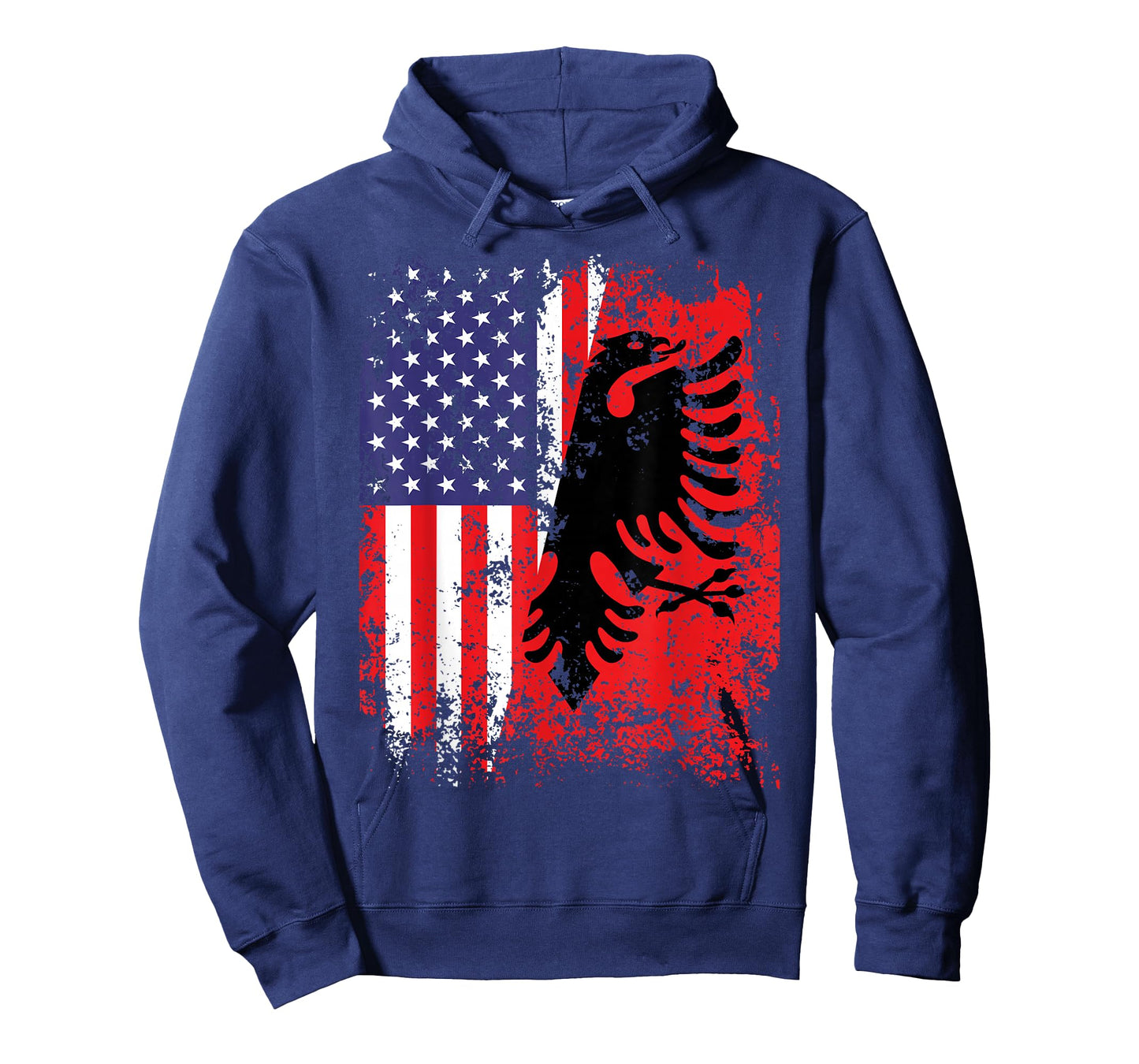 Albanian American Flag Shirt Patriotic USA Albania Flag T-Shirt