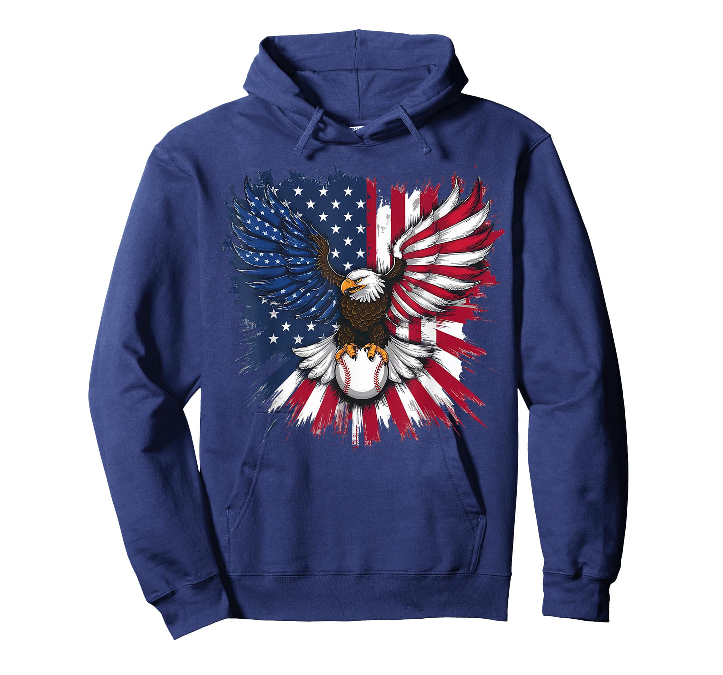American Flag Baseball Player Bat Fan Catcher Pitcher USA T-Shirt