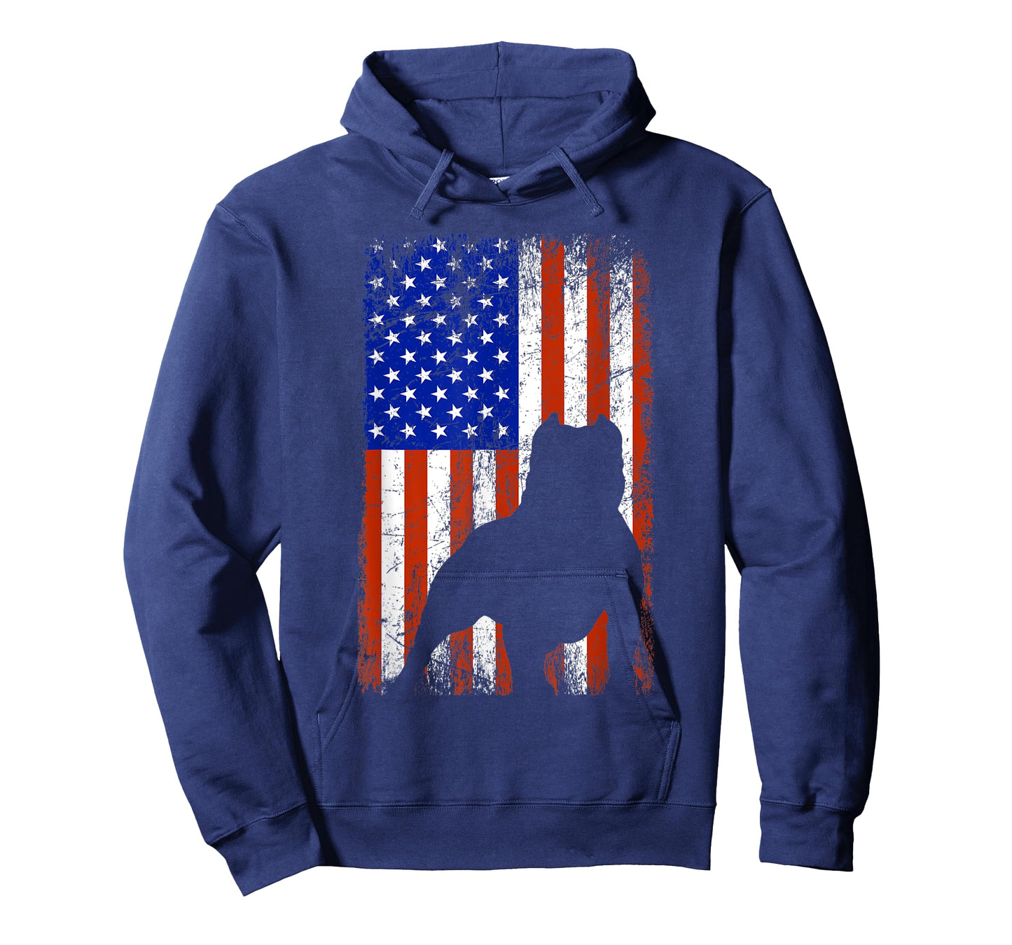 American Bully Bullypit Dog American USA Flag Men Women Kids T-Shirt