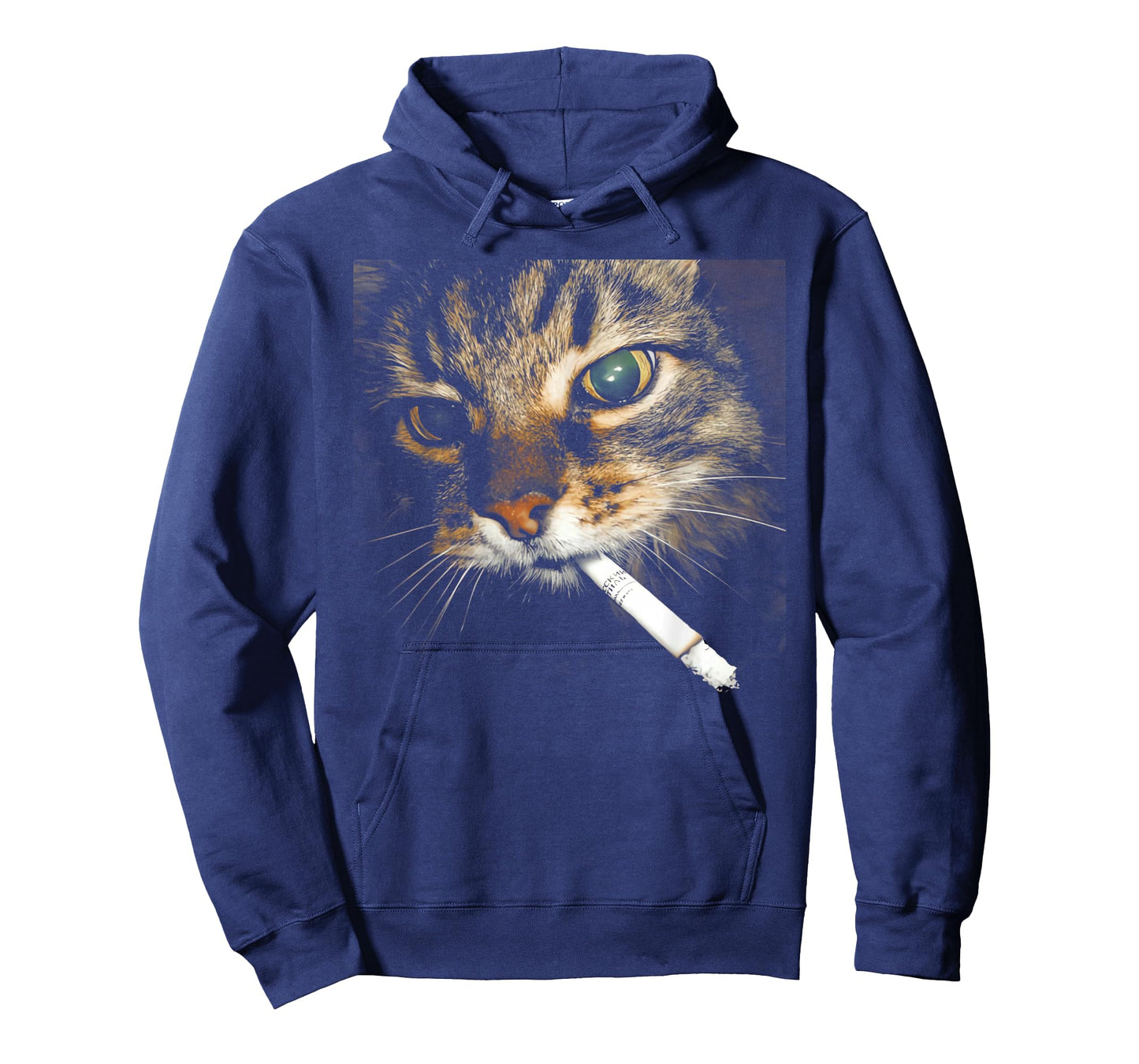 Funny Cat Smoking Christmas Xmas Humor Men Women Gifts T-Shirt