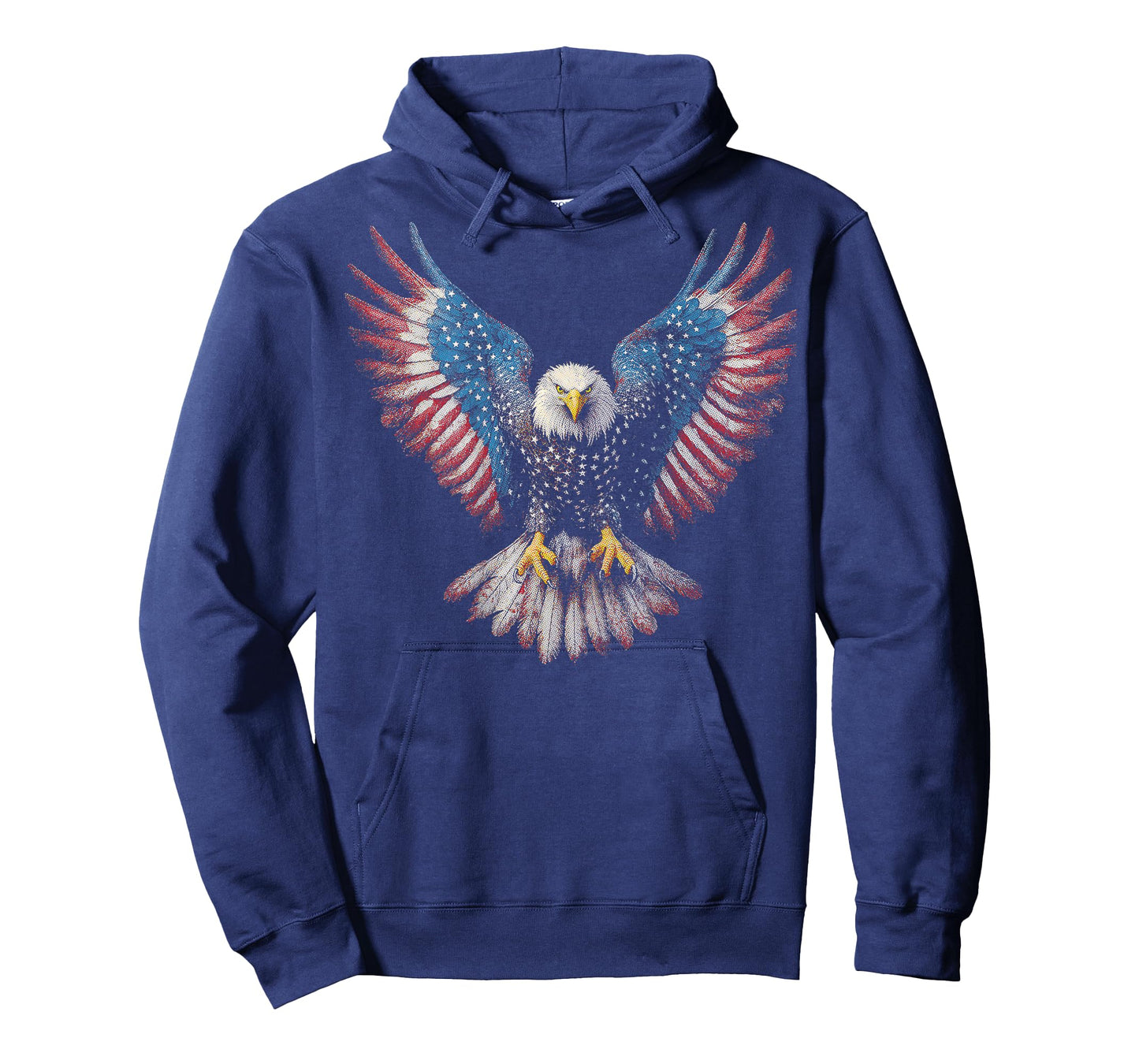 American Flag Bald Eagle 4th of July USA Patriotic (ON BACK) T-Shirt