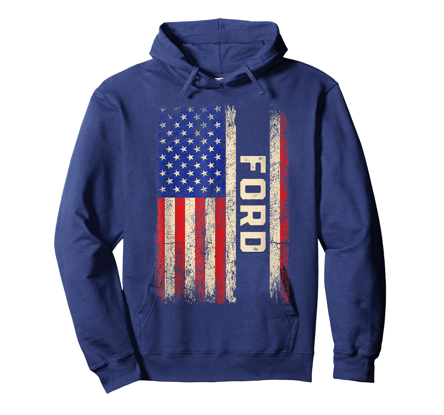 Ford Last Name Shirt Ford Name American Flag T-Shirt