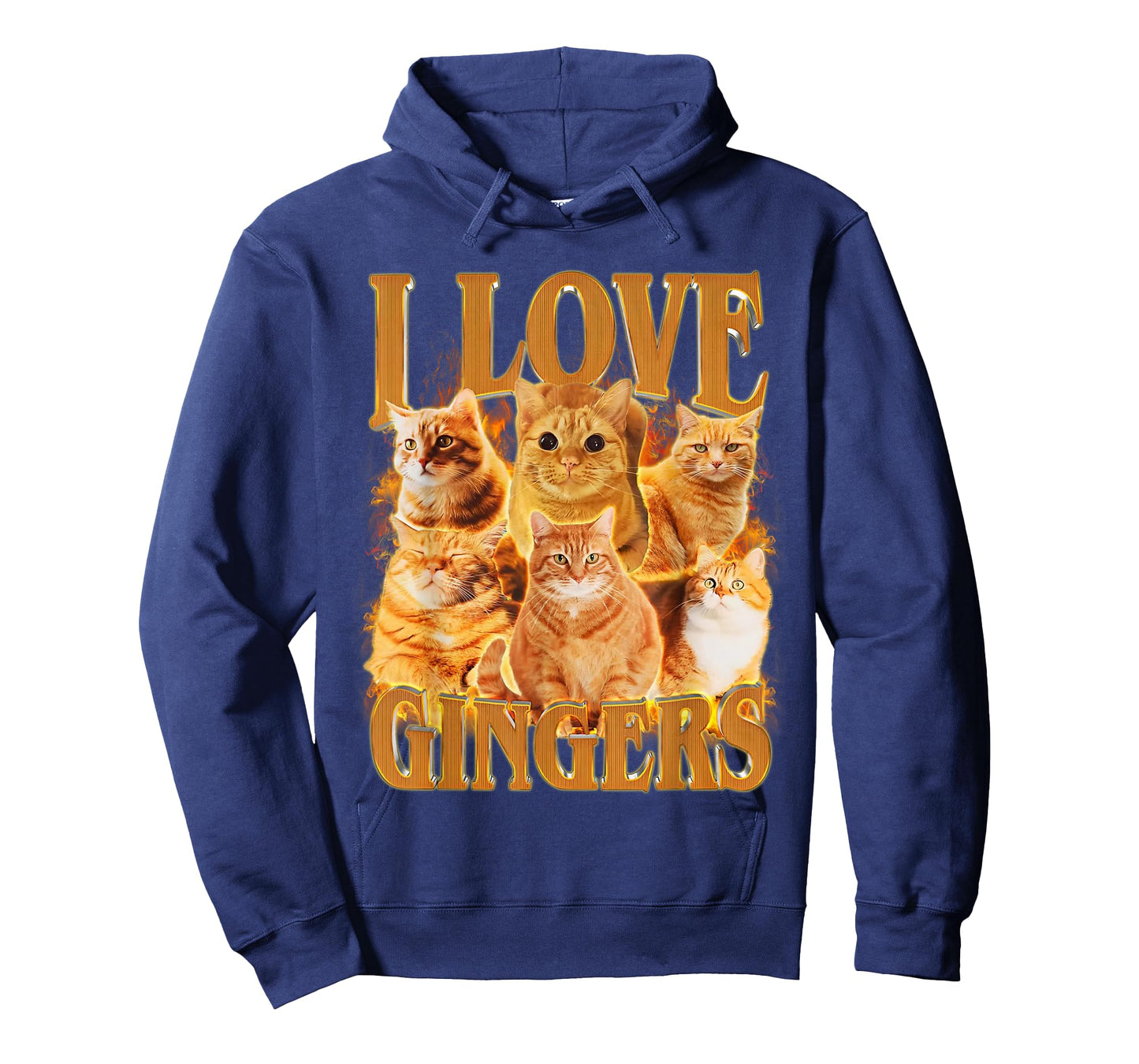 I Love Gingers Cat Funny Oddly Bootleg Specific Dank Meme T-Shirt