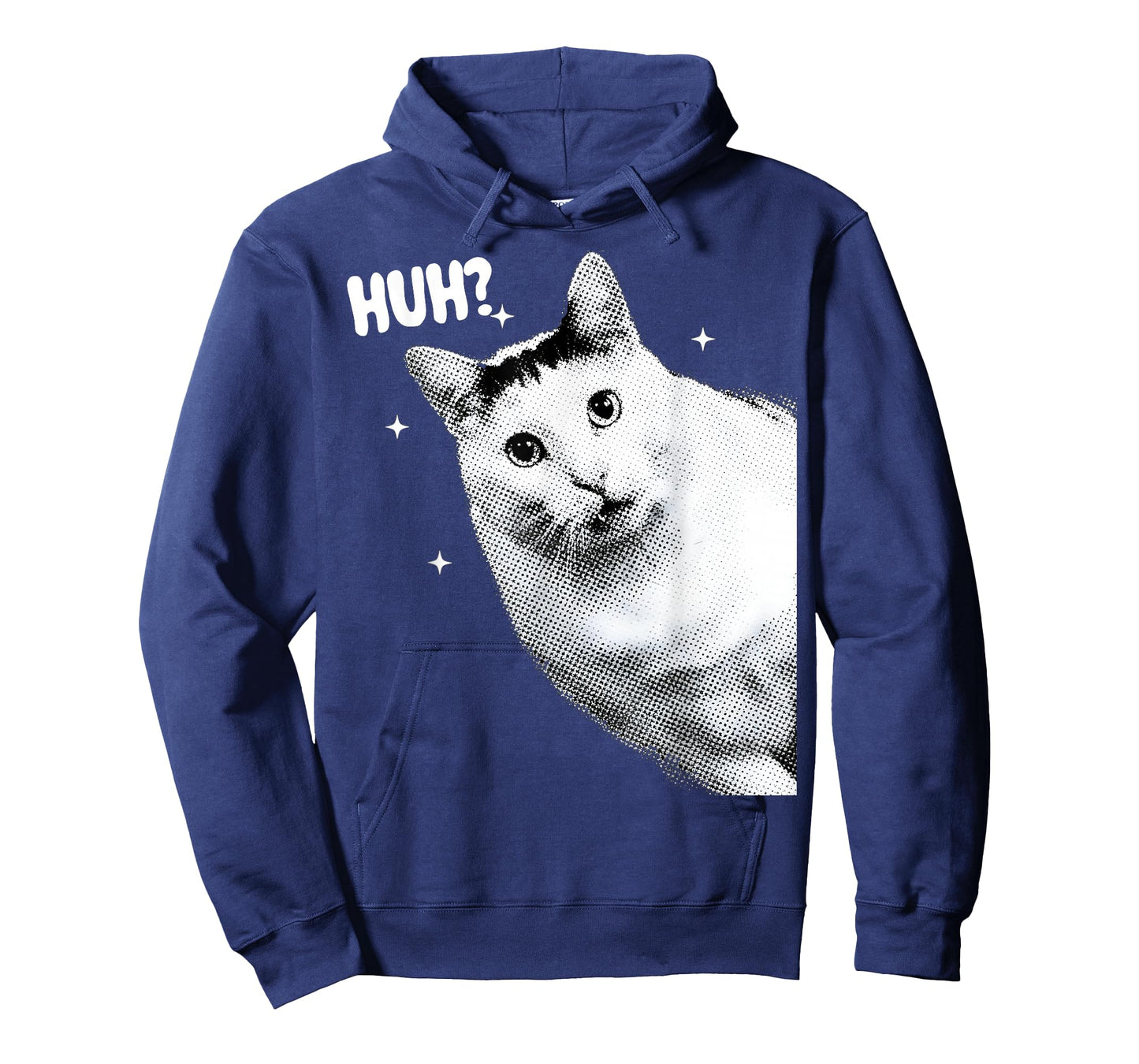 Y2K Funny Huh Cat Meme Retro Cat Vintage Kitty Humor Shirt T-Shirt