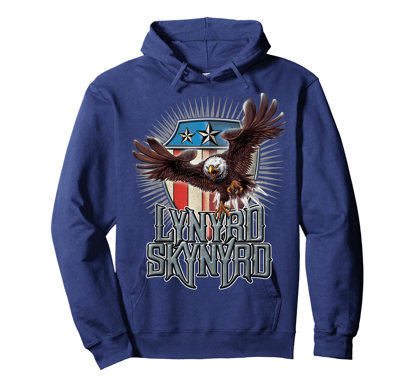 Lynyrd Skynyrd Pick Em Up Eagle Free Bird Stars Stripes Rock T-Shirt