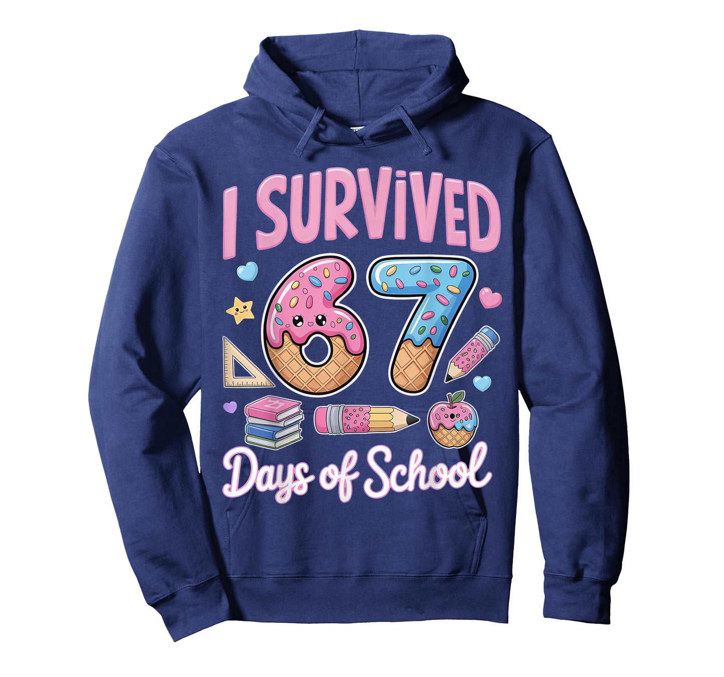 I Survived 67 Days of School Teachers Students T-Shirt