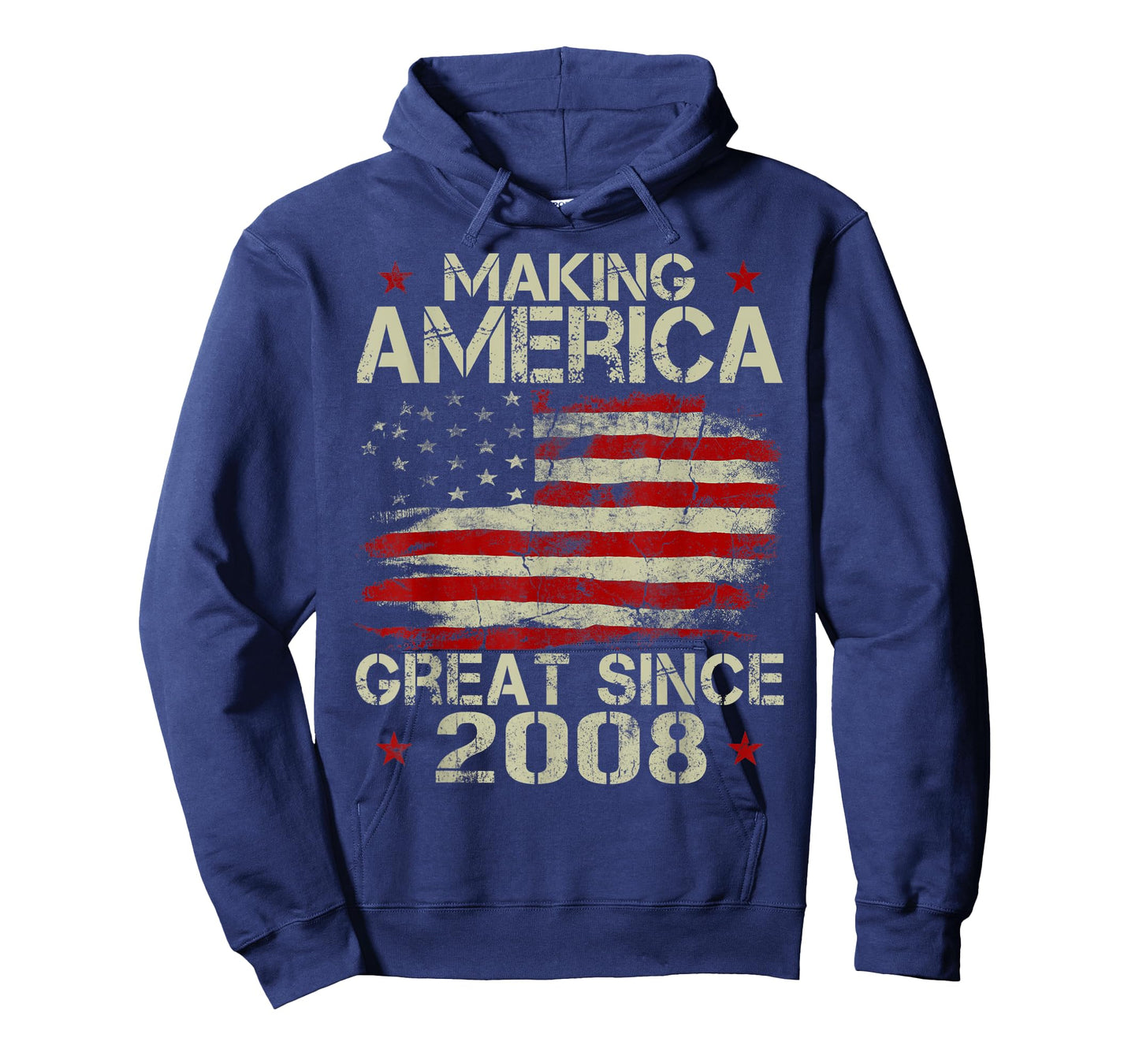 Mens Making America Great Since 2008 Vintage Gifts 12th Birthday T-Shirt