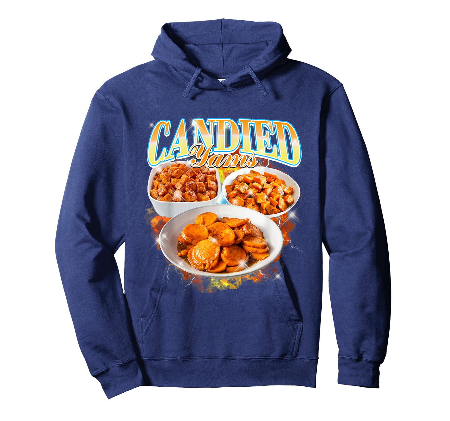 Thanksgiving Candied Yams Bootleg 90's Rap Rock Vintage T-Shirt