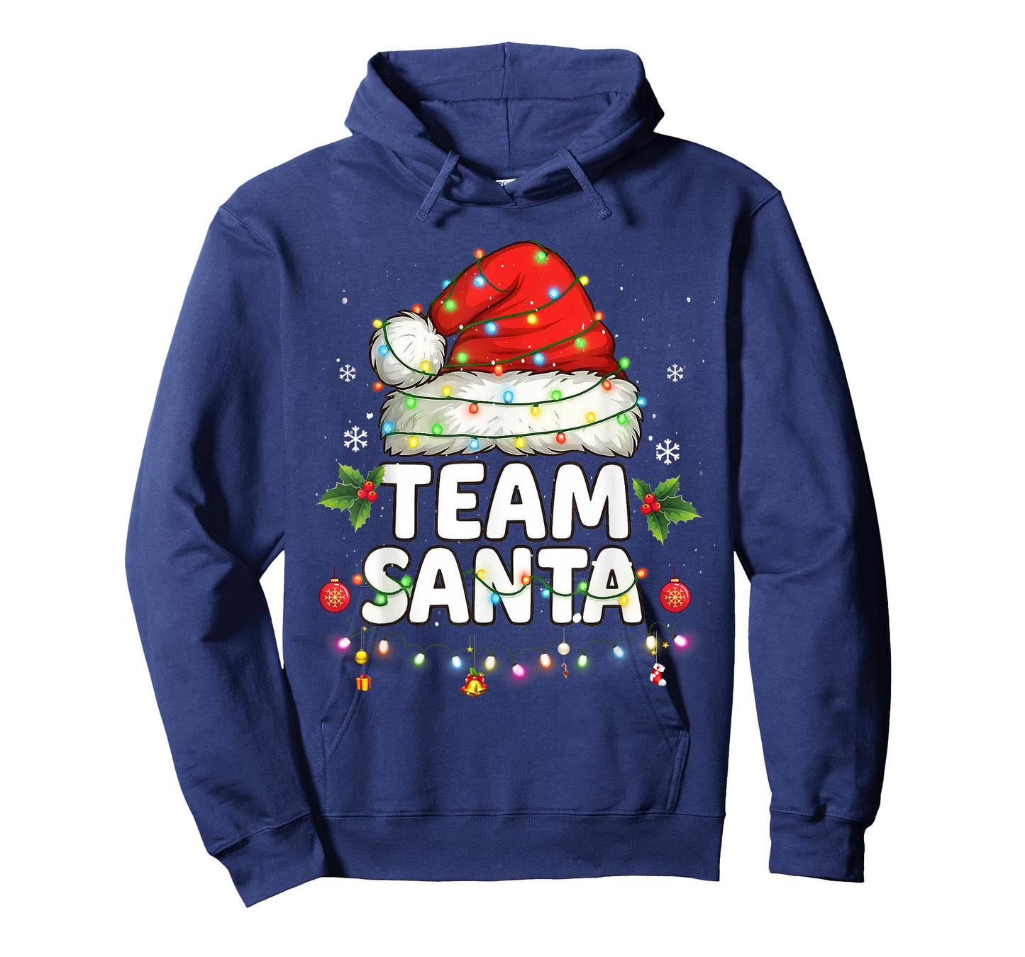 Team Santa Shirt Adult Kids Christmas Santa Squad Costume T-Shirt